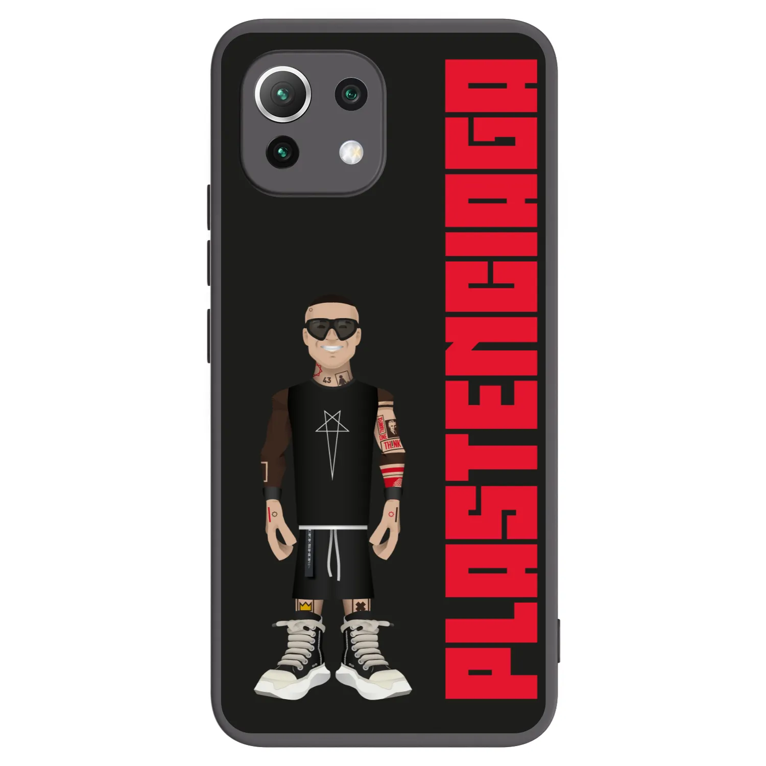 Picasee Xiaomi 11 Lite 5G NE Hülle - Schwarzes Silikon - Tomáš Rajchl