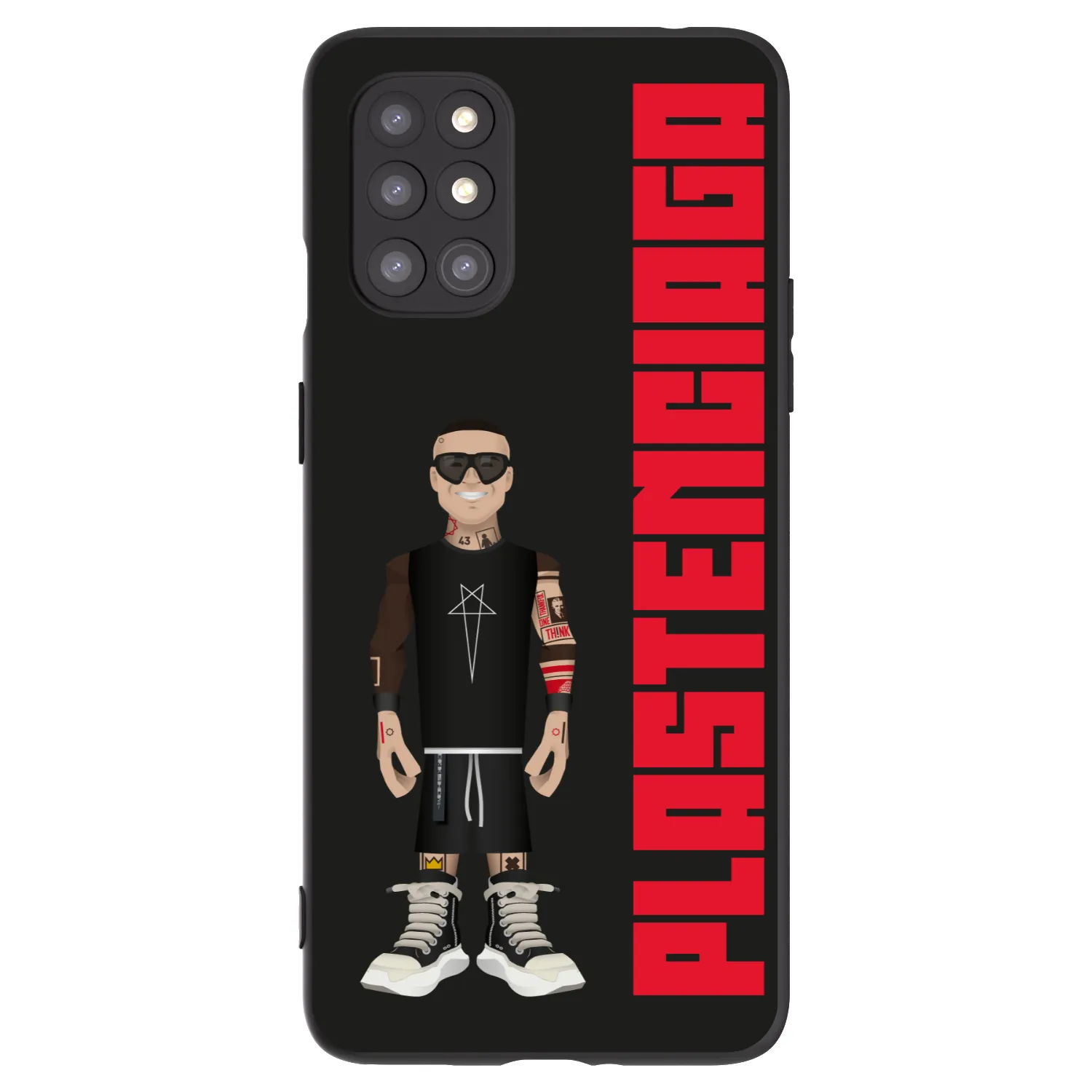 Picasee OnePlus 8T Hülle - Schwarzes Silikon - Tomáš Rajchl