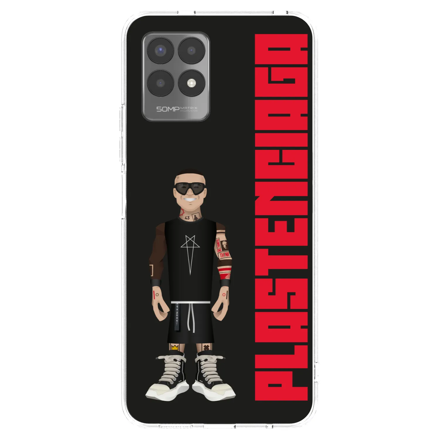 Picasee Realme 8i Hülle - Transparentes Silikon - Tomáš Rajchl