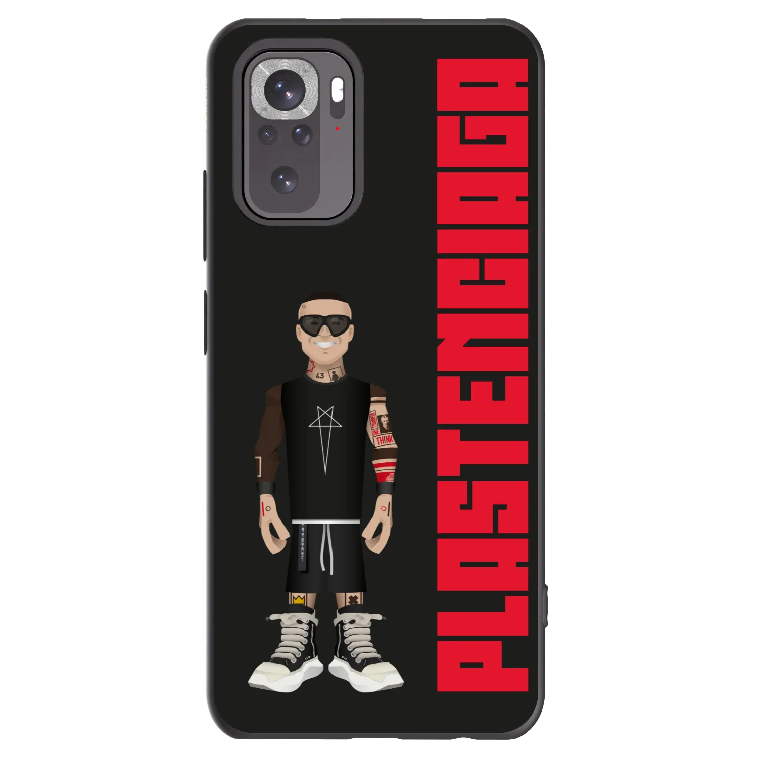 Picasee Xiaomi Redmi Note 11S 4G Hülle - Schwarzes Silikon - Tomáš Rajchl