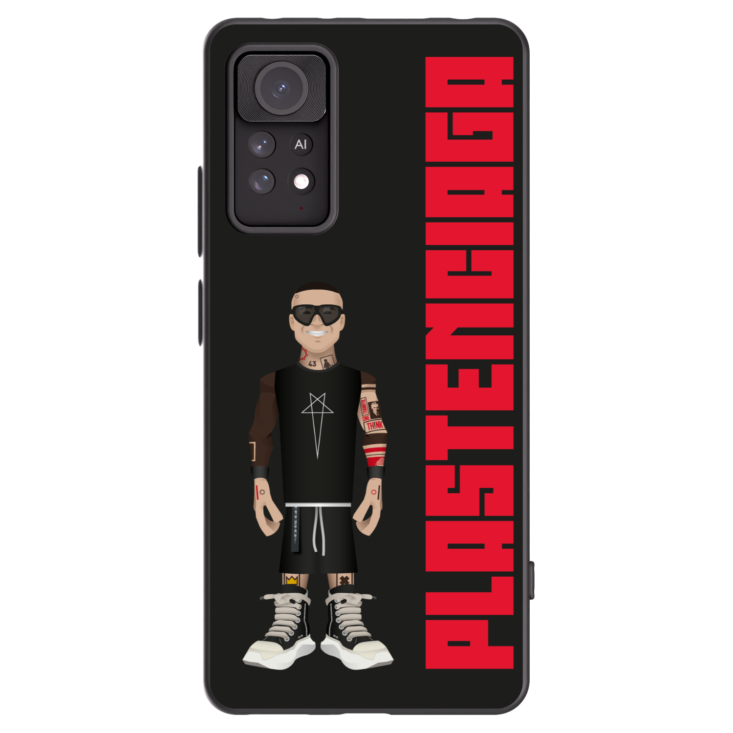 Picasee Xiaomi Redmi Note 11 Pro Hülle - Schwarzes Silikon - Tomáš Rajchl