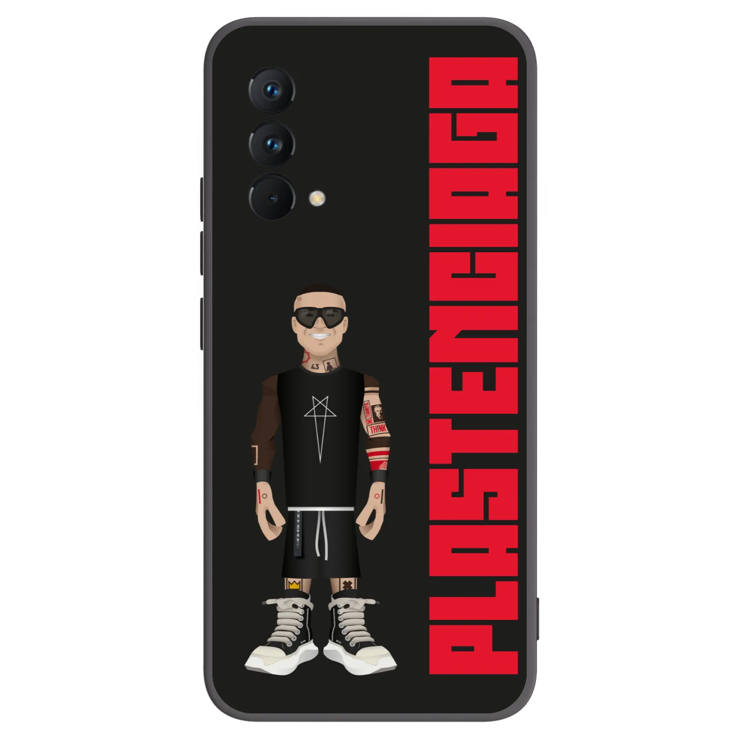 Picasee Realme GT Master Edition 5G Hülle - Schwarzes Silikon - Tomáš Rajchl