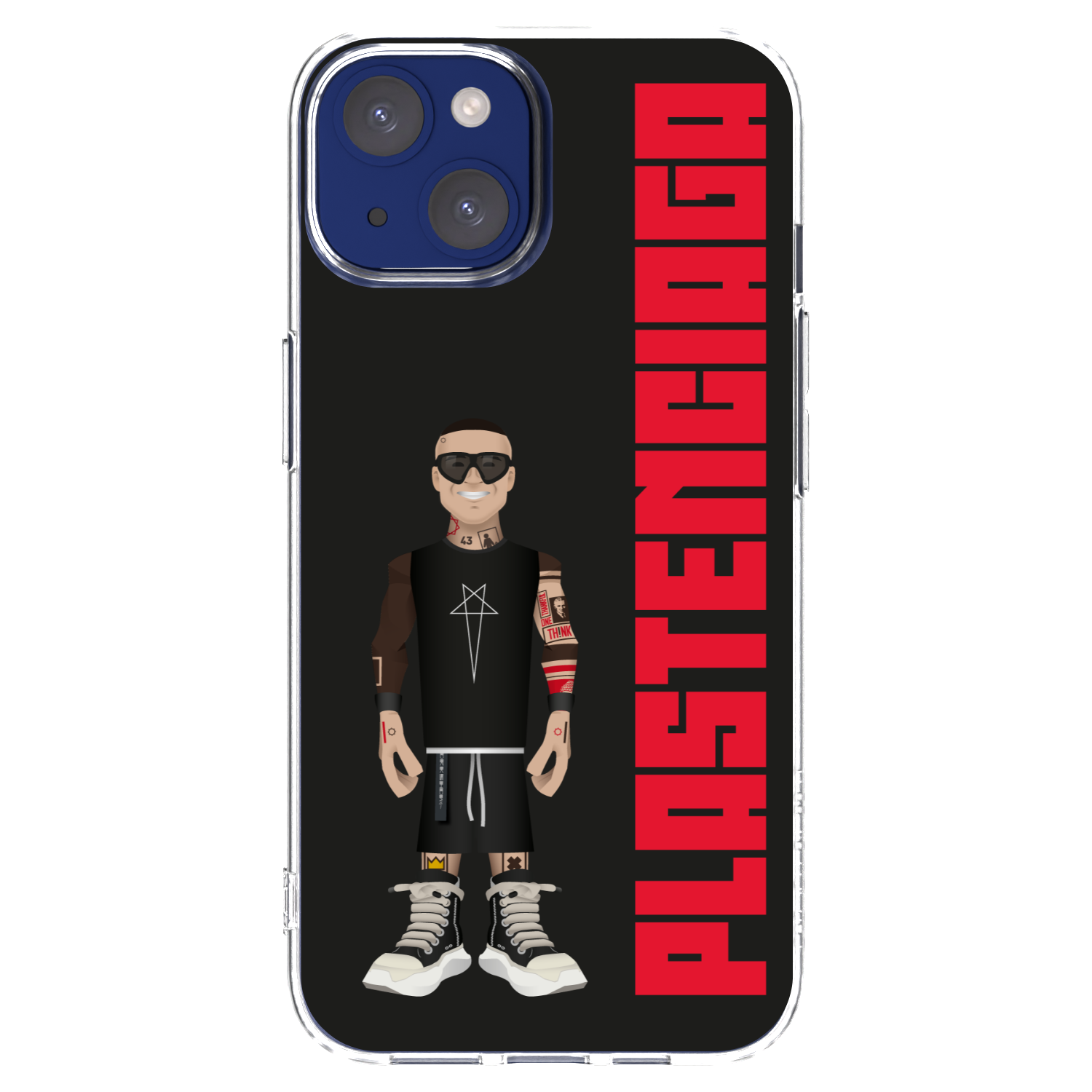 Picasee Apple iPhone 14 Hülle - Transparentes Silikon - Tomáš Rajchl