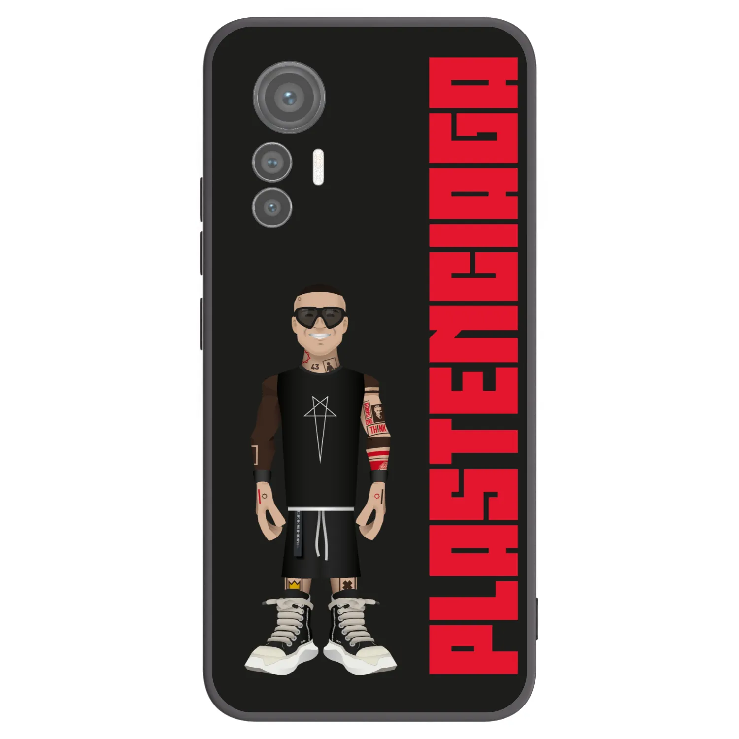 Picasee Xiaomi 12 Lite Hülle - Schwarzes Silikon - Tomáš Rajchl