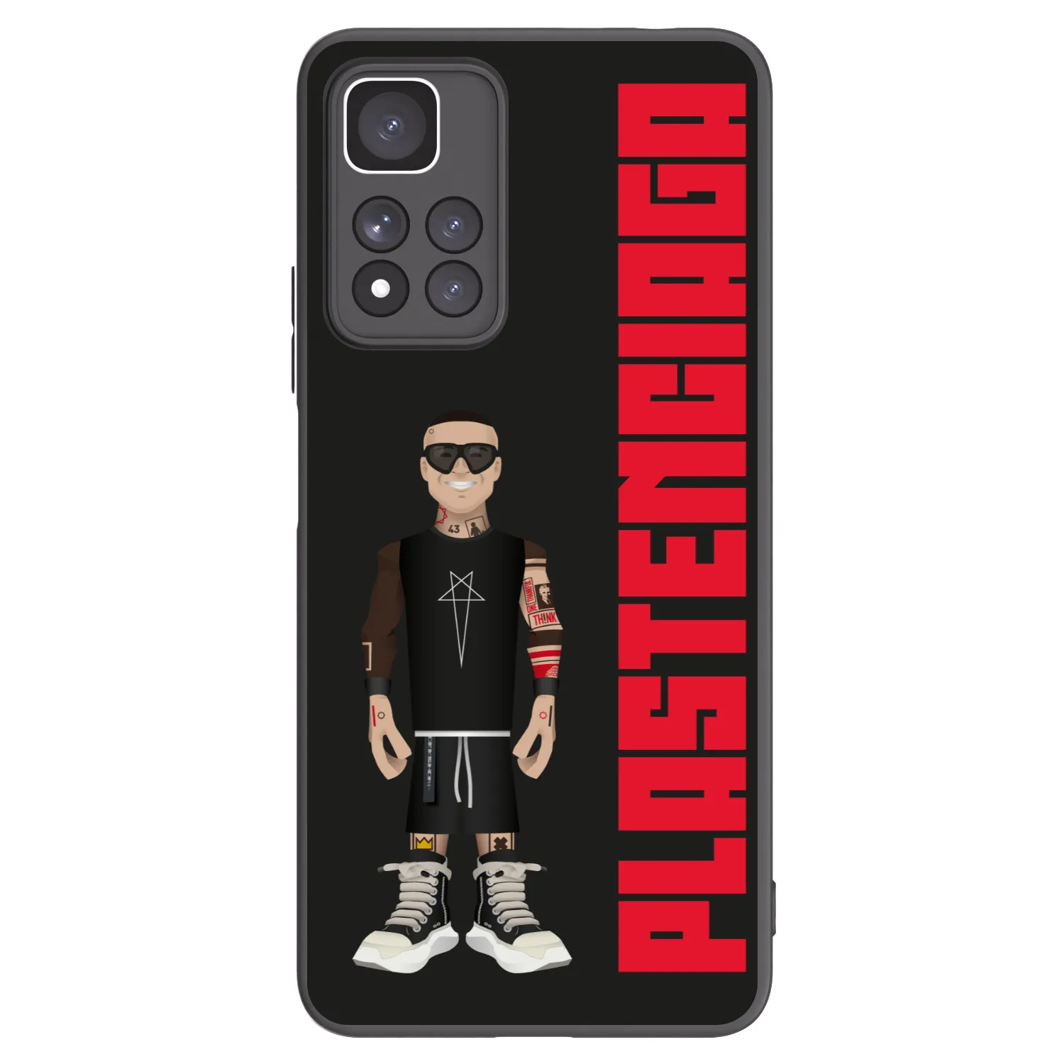 Picasee Xiaomi Redmi Note 11 Pro+ 5G Hülle - Schwarzes Silikon - Tomáš Rajchl