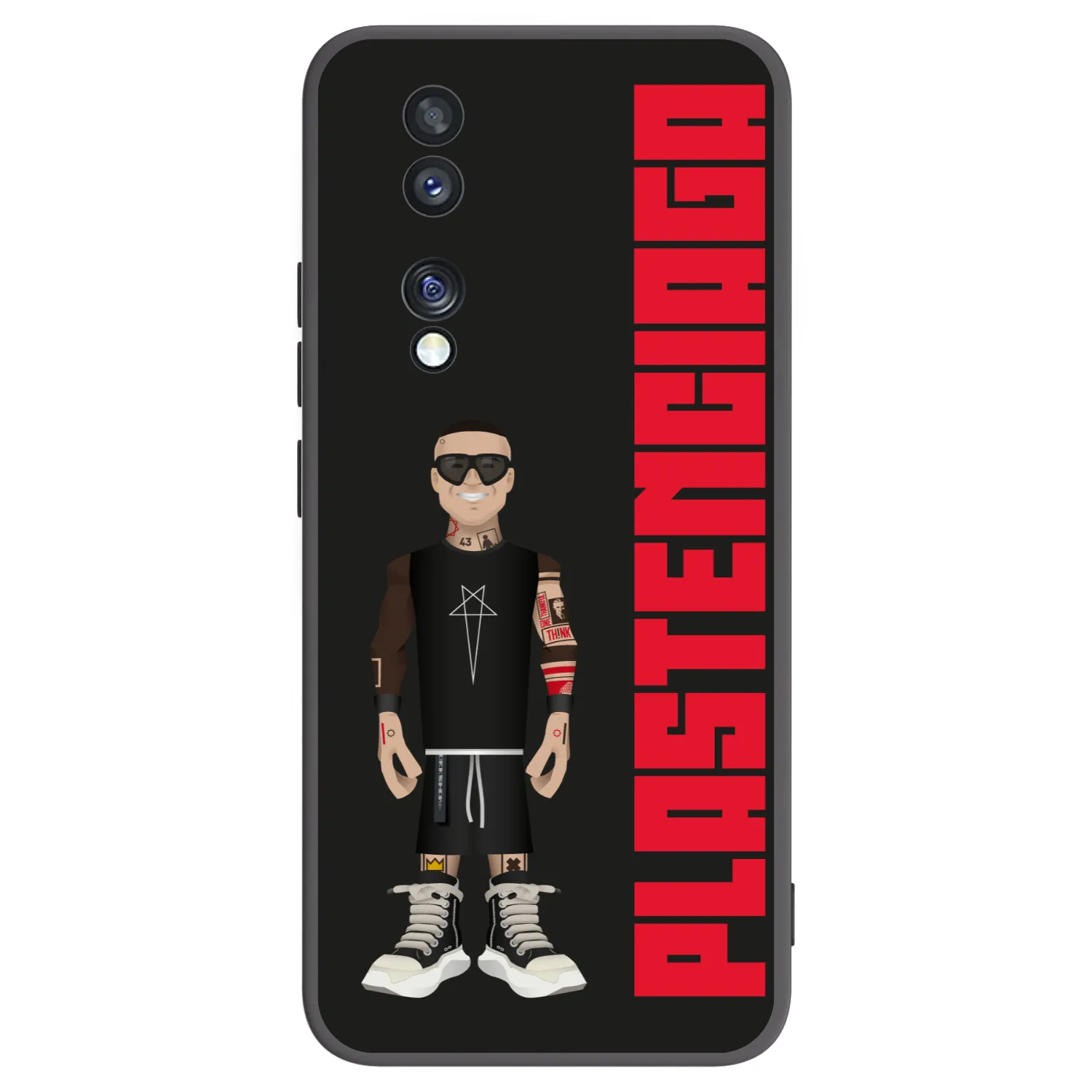 Picasee Honor 70 Hülle - Schwarzes Silikon - Tomáš Rajchl