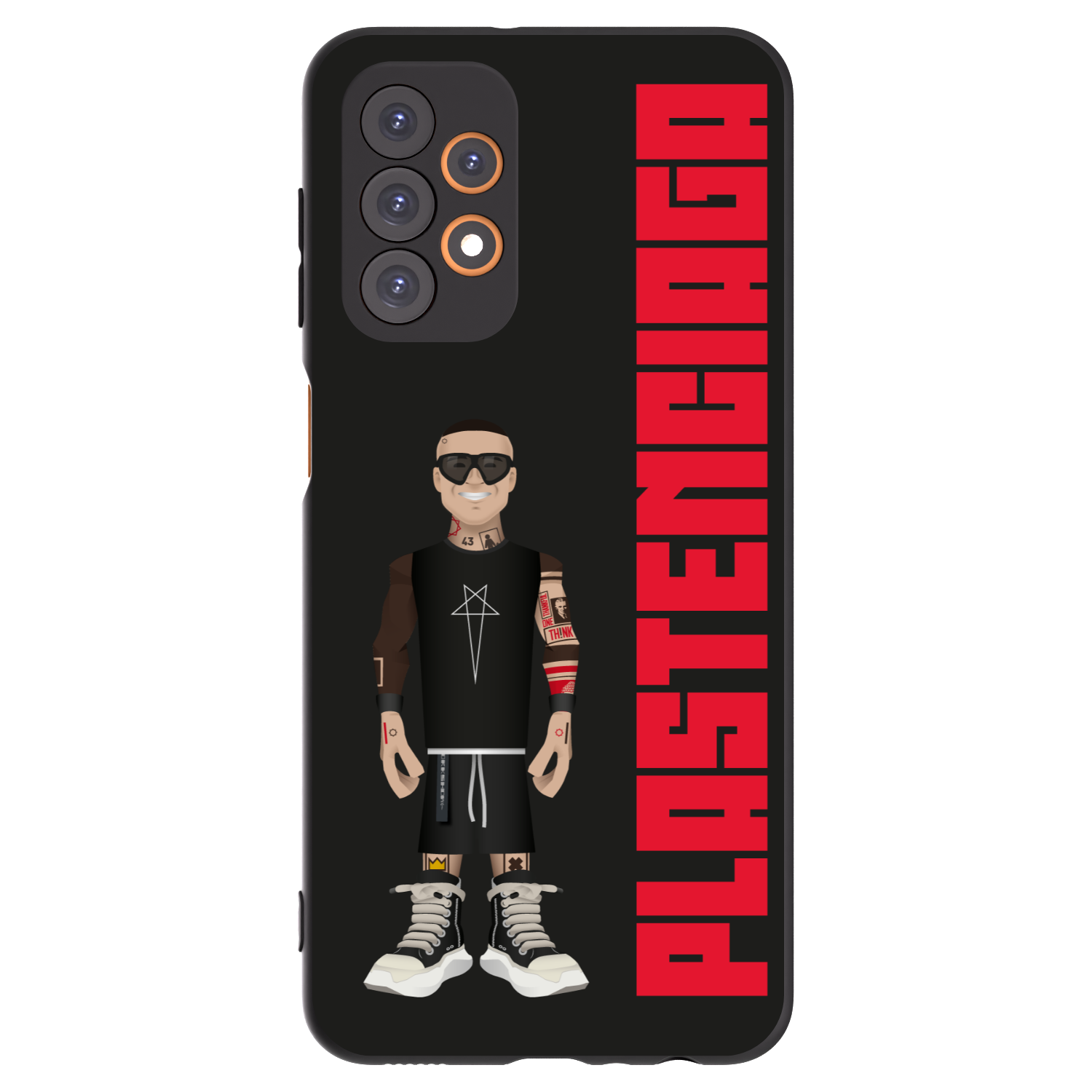 Picasee Samsung Galaxy A23 A236B 5G Hülle - Schwarzes Silikon - Tomáš Rajchl