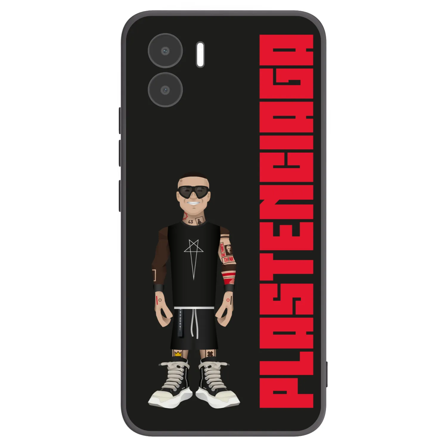 Picasee Xiaomi Redmi A1 Hülle - Schwarzes Silikon - Tomáš Rajchl