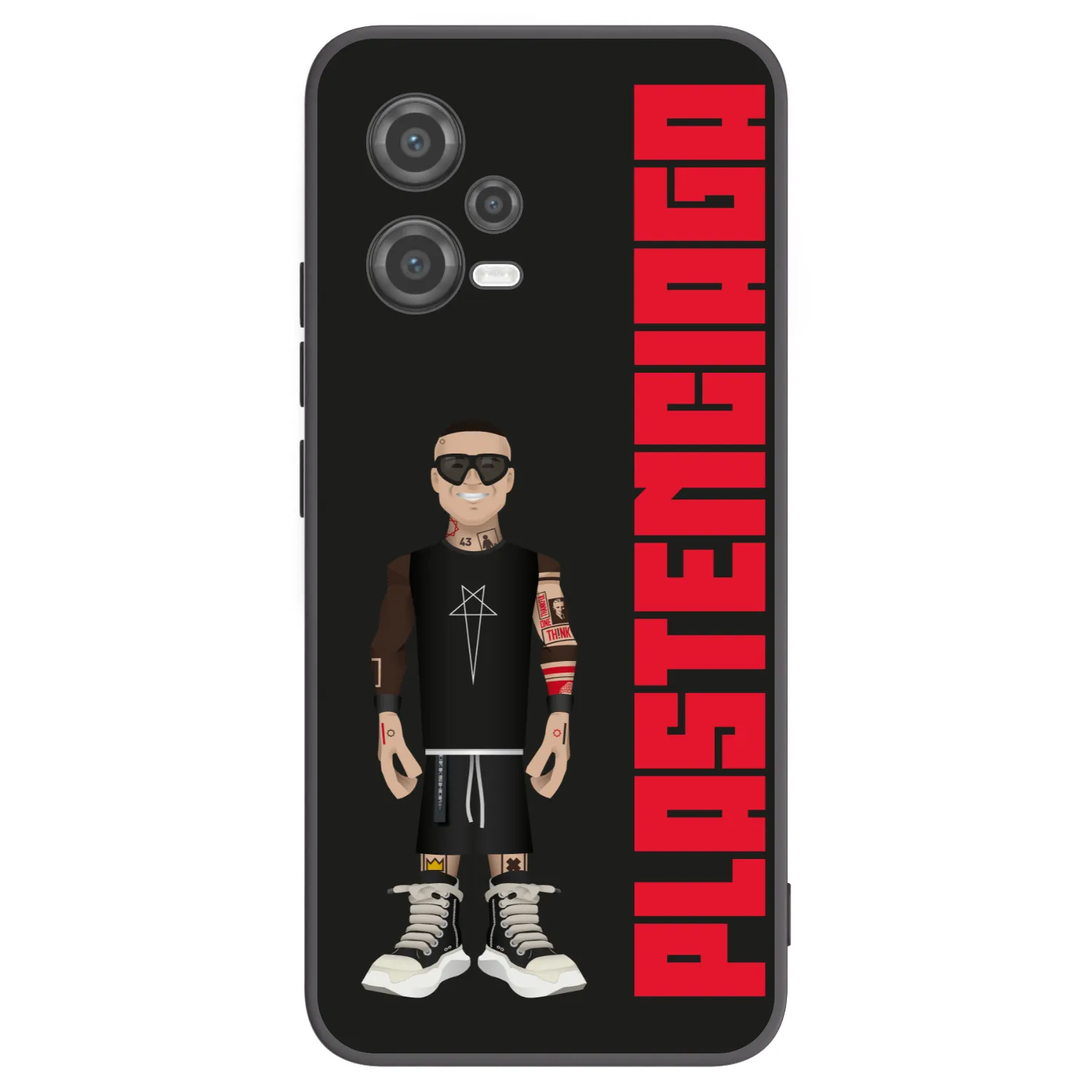 Picasee Xiaomi Poco X5 Hülle - Schwarzes Silikon - Tomáš Rajchl