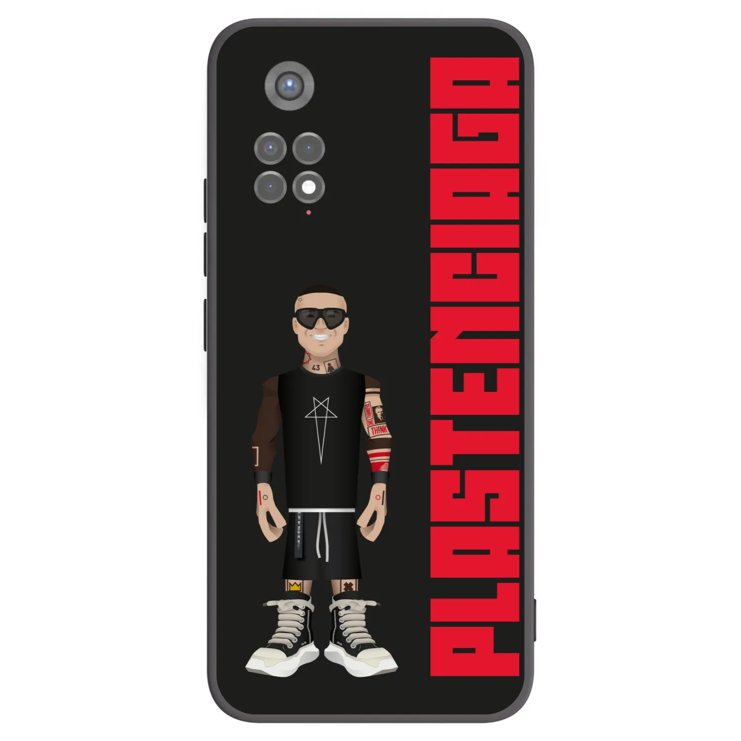 Picasee Xiaomi Redmi Note 11S 5G Hülle - Schwarzes Silikon - Tomáš Rajchl