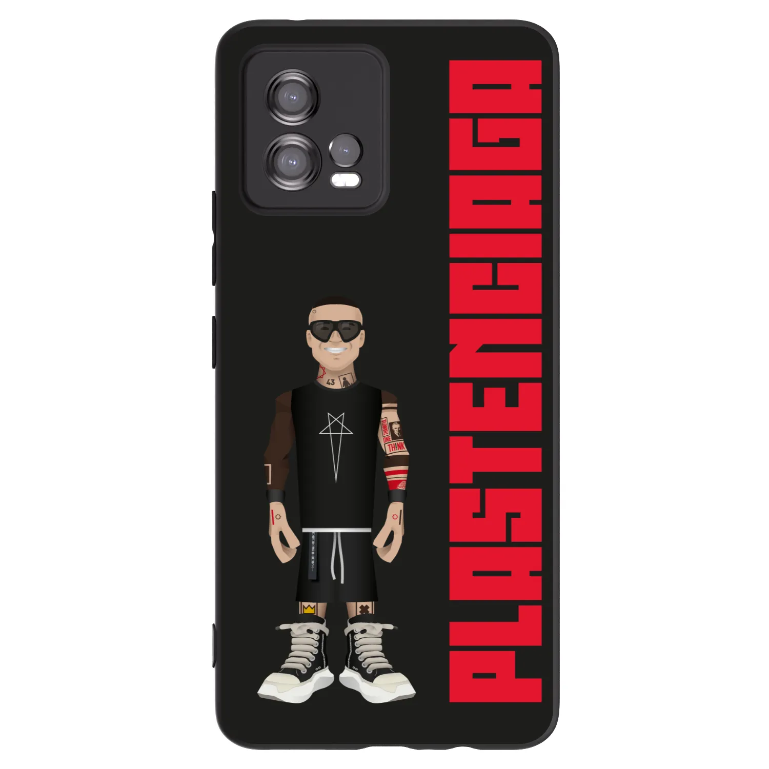 Picasee Motorola Moto G72 Hülle - Schwarzes Silikon - Tomáš Rajchl