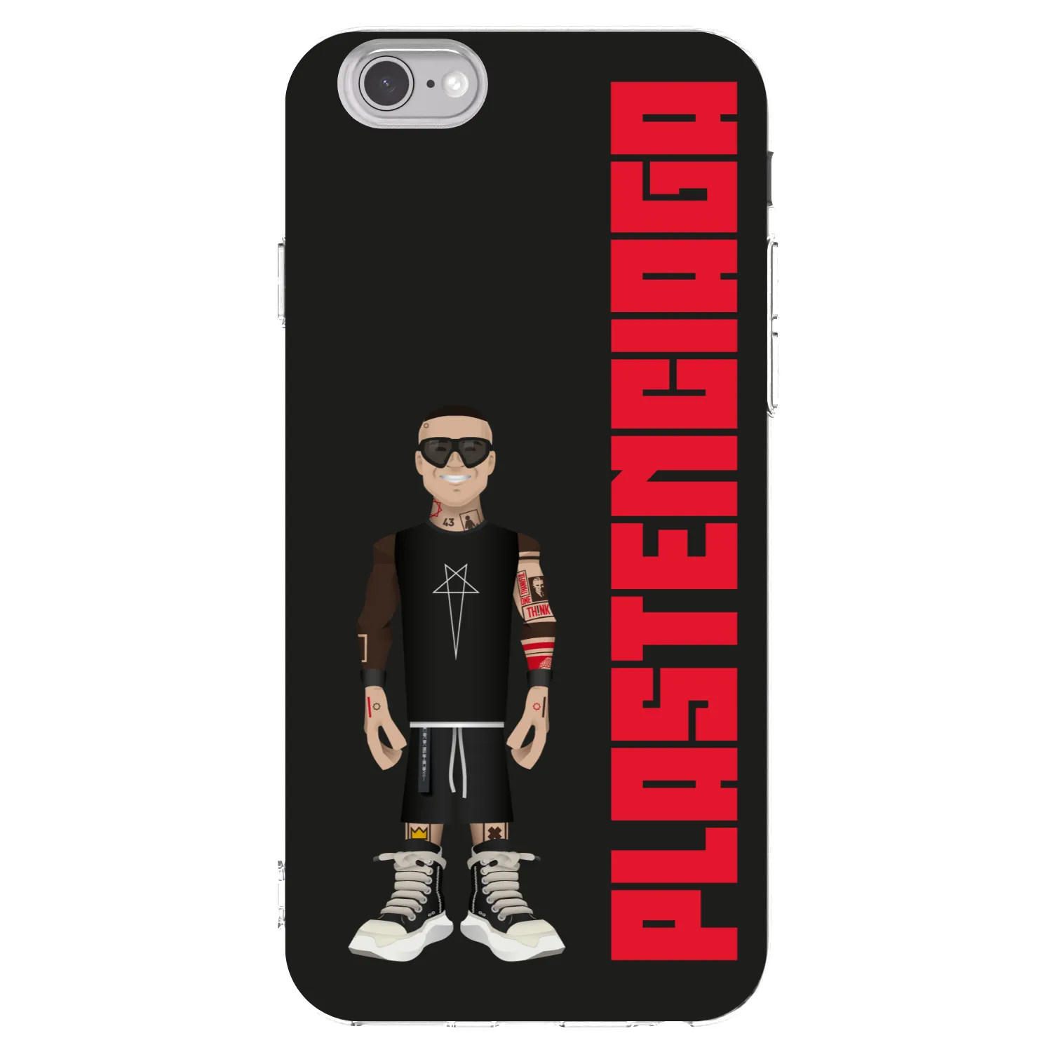 Picasee Apple iPhone 6/6S Hülle - Transparentes Silikon - Tomáš Rajchl