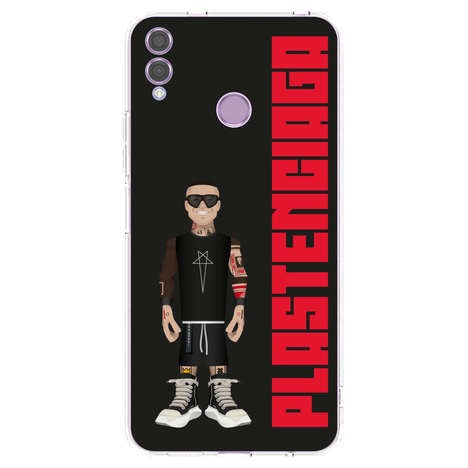 Picasee Honor 8X Hülle - Transparentes Silikon - Tomáš Rajchl