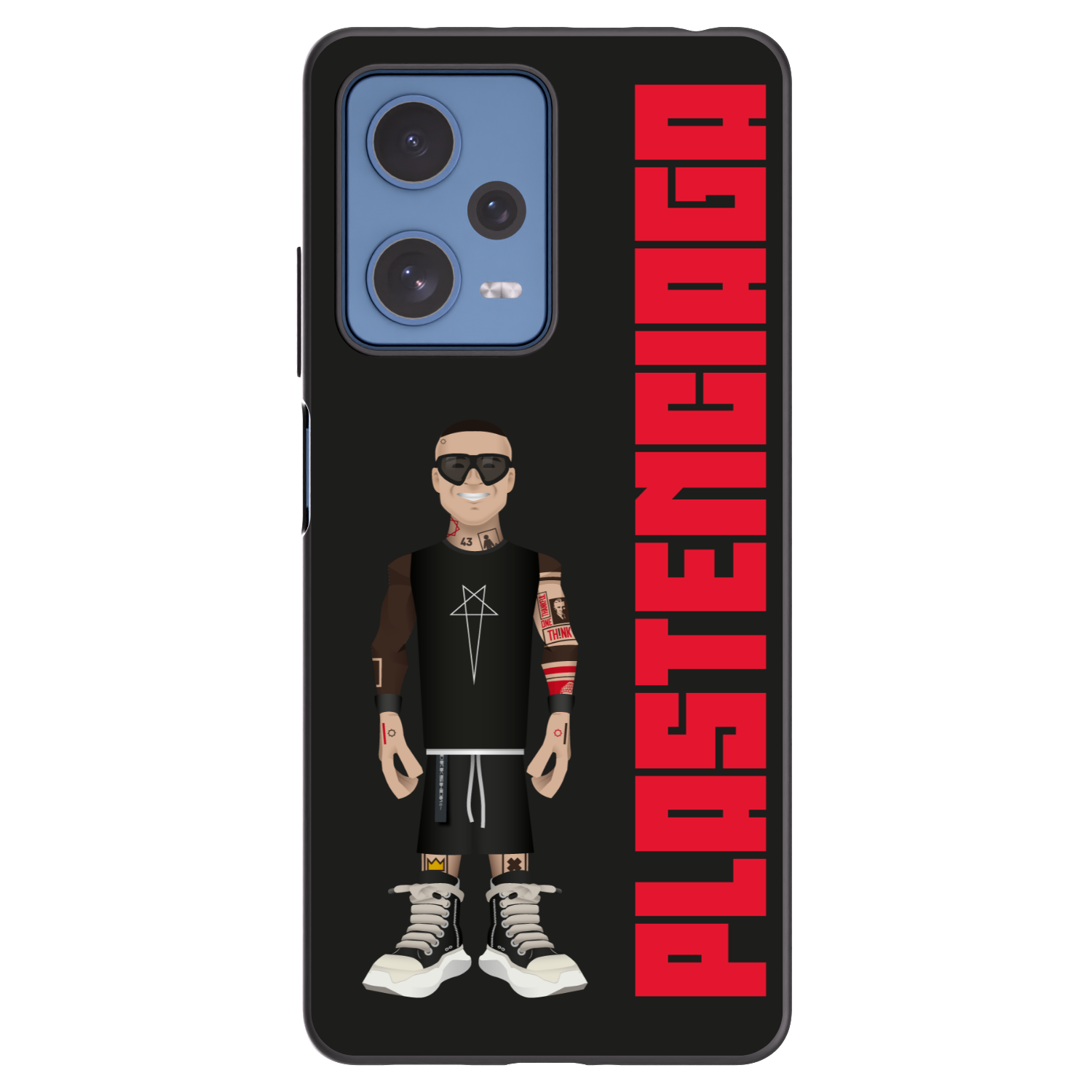 Picasee Xiaomi Redmi Note 12 Pro 5G Hülle - Schwarzes Silikon - Tomáš Rajchl