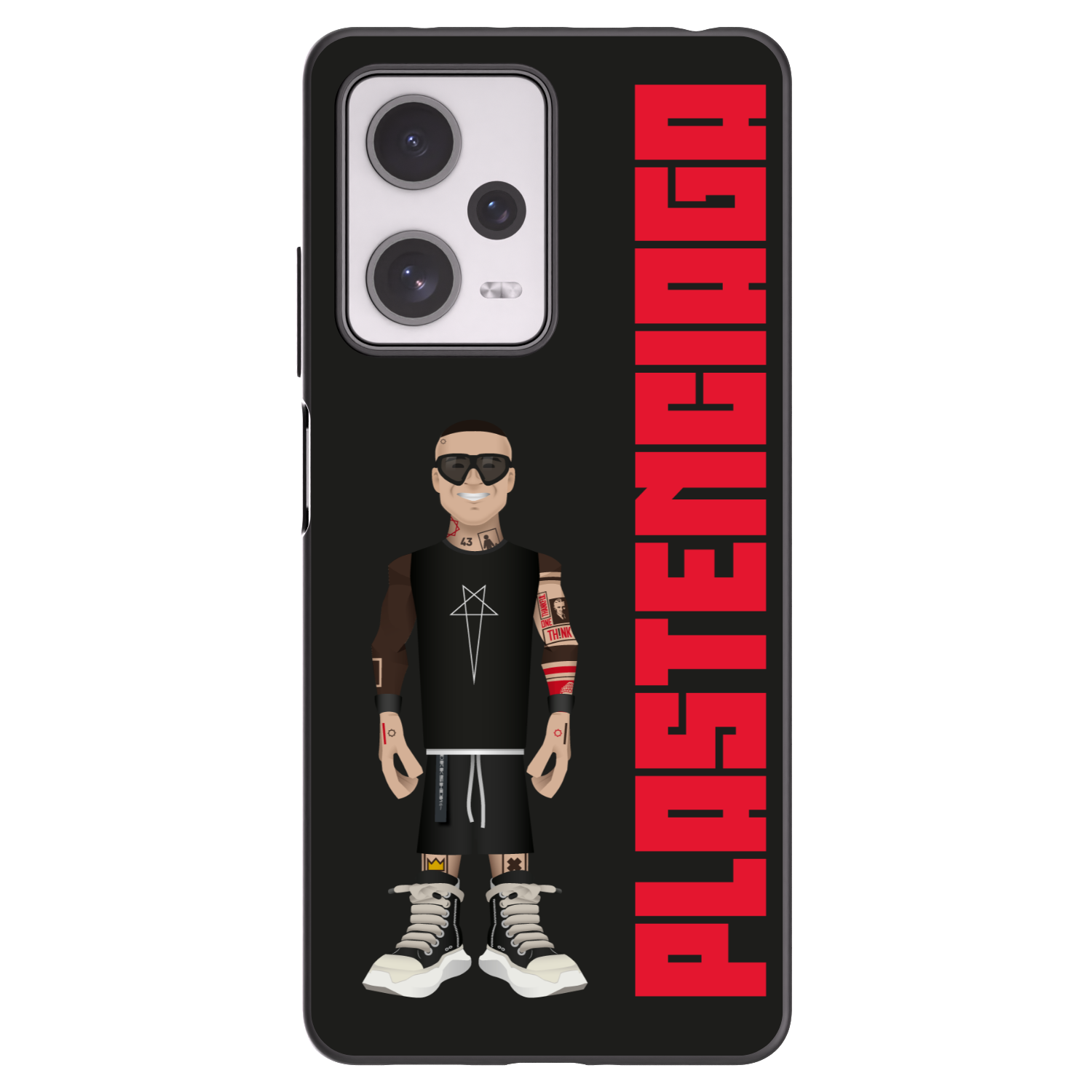 Picasee Xiaomi Redmi Note 12 Pro+ 5G Hülle - Schwarzes Silikon - Tomáš Rajchl