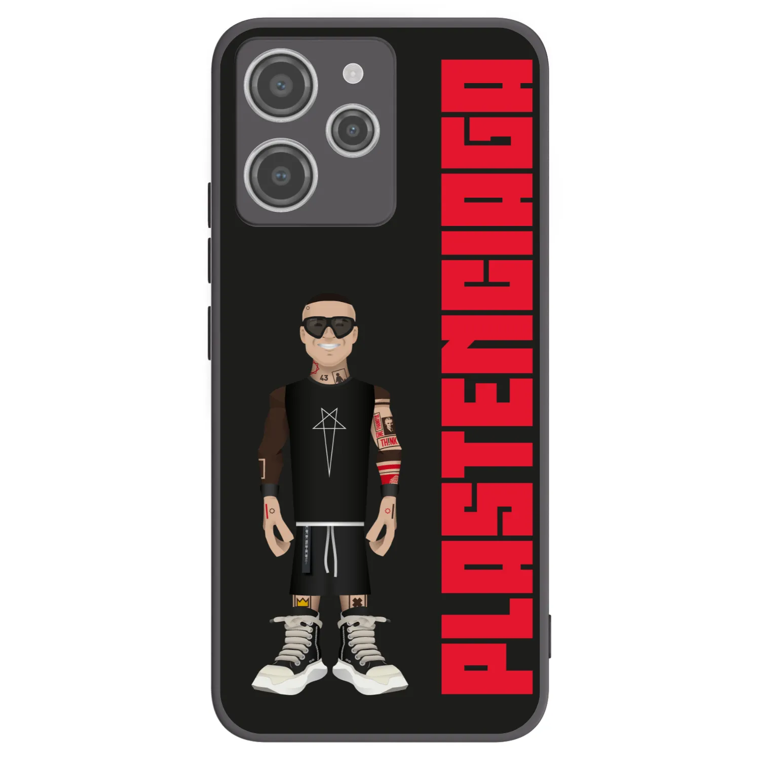 Picasee Xiaomi Redmi 12 4G Hülle - Schwarzes Silikon - Tomáš Rajchl