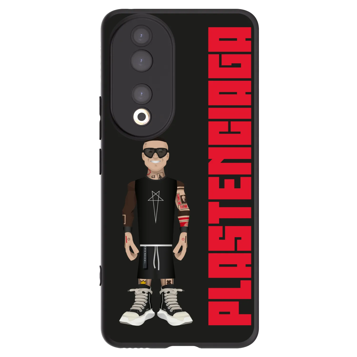 Picasee Honor 90 5G Hülle - Schwarzes Silikon - Tomáš Rajchl