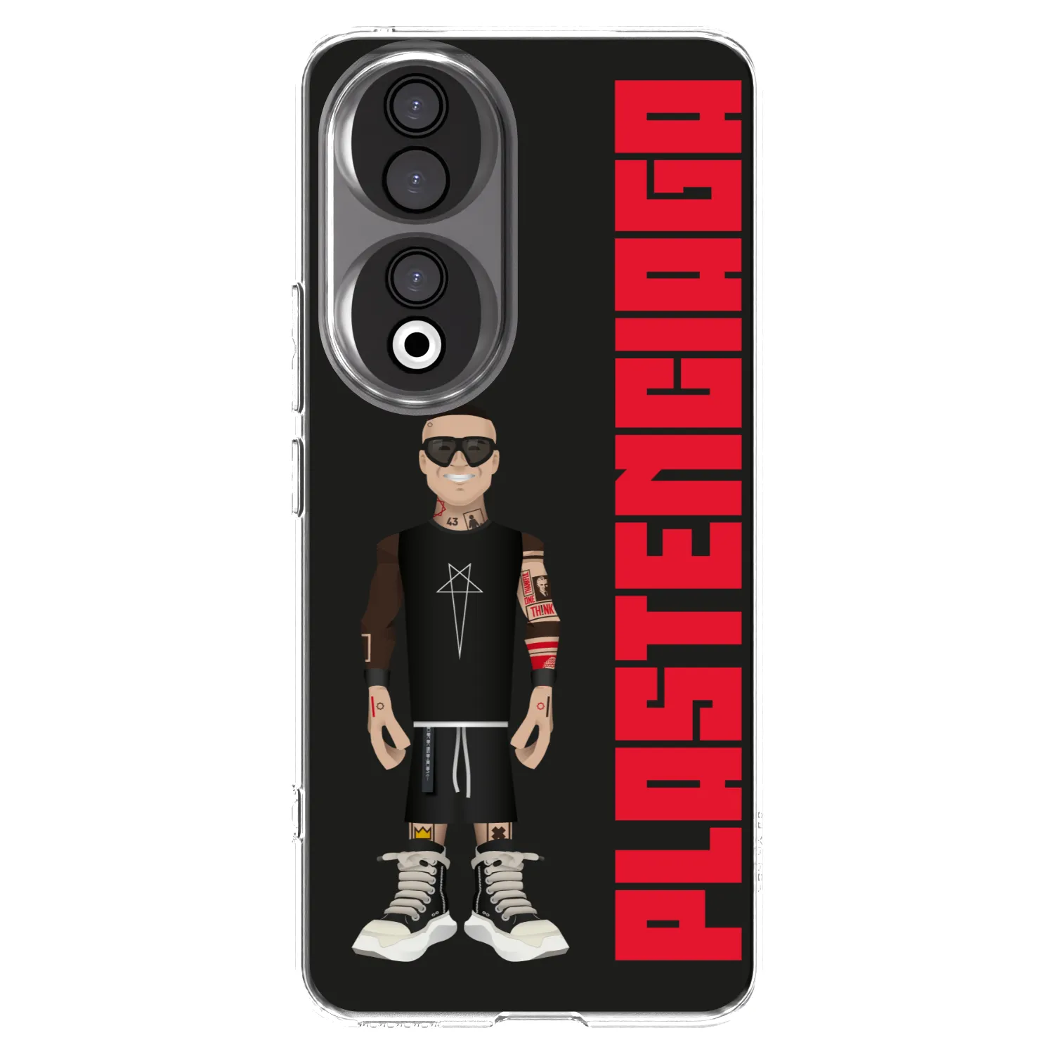 Picasee Honor 90 5G Hülle - Transparentes Silikon - Tomáš Rajchl