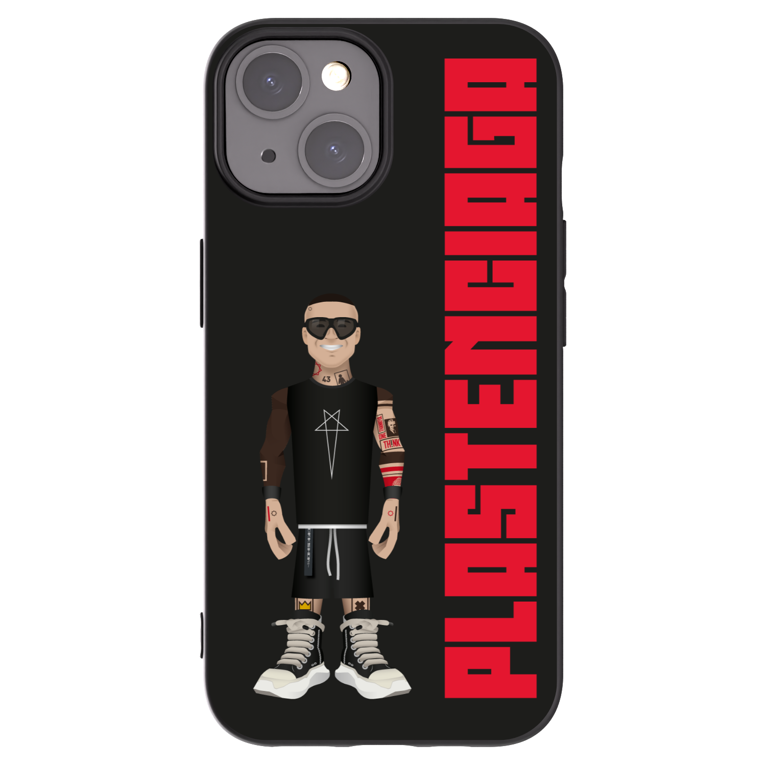 Picasee Apple iPhone 15 Hülle - Schwarzes Silikon - Tomáš Rajchl