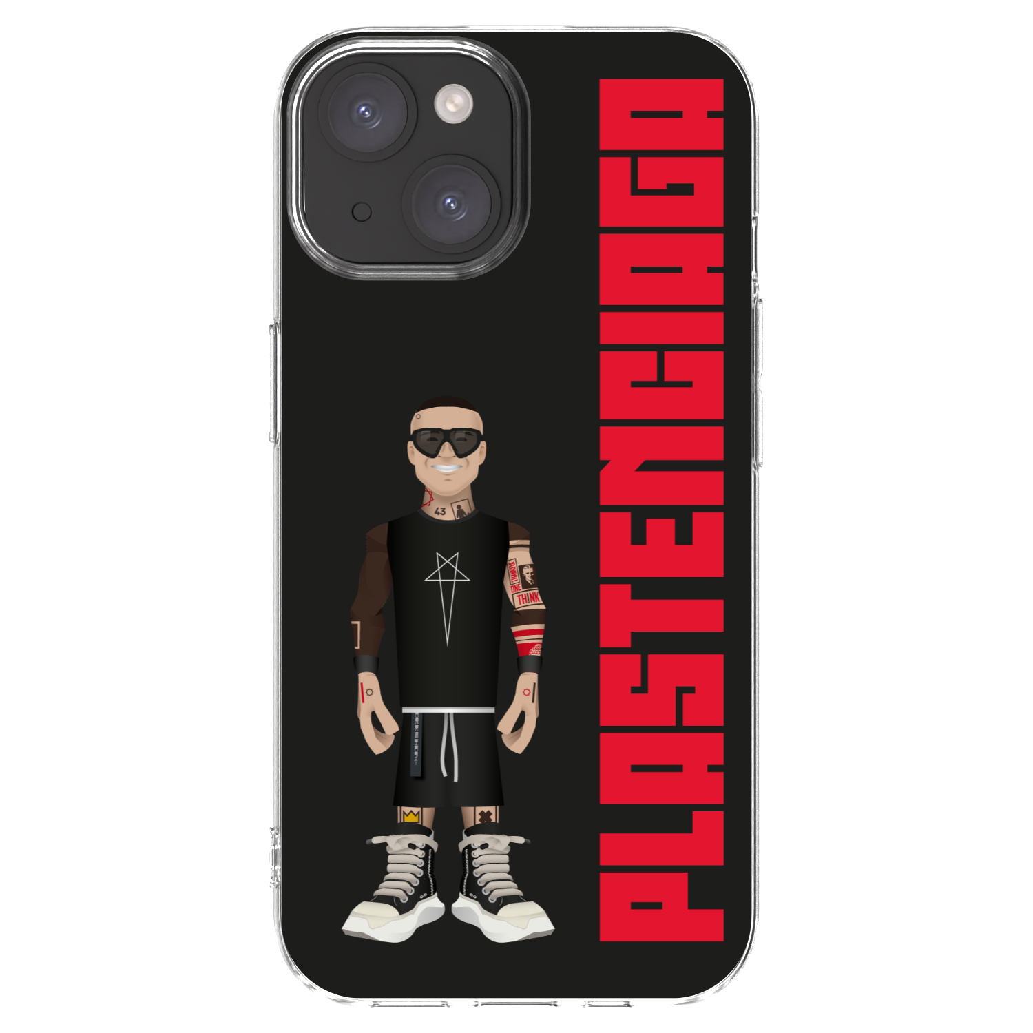 Picasee Apple iPhone 15 Hülle - Transparentes Silikon - Tomáš Rajchl