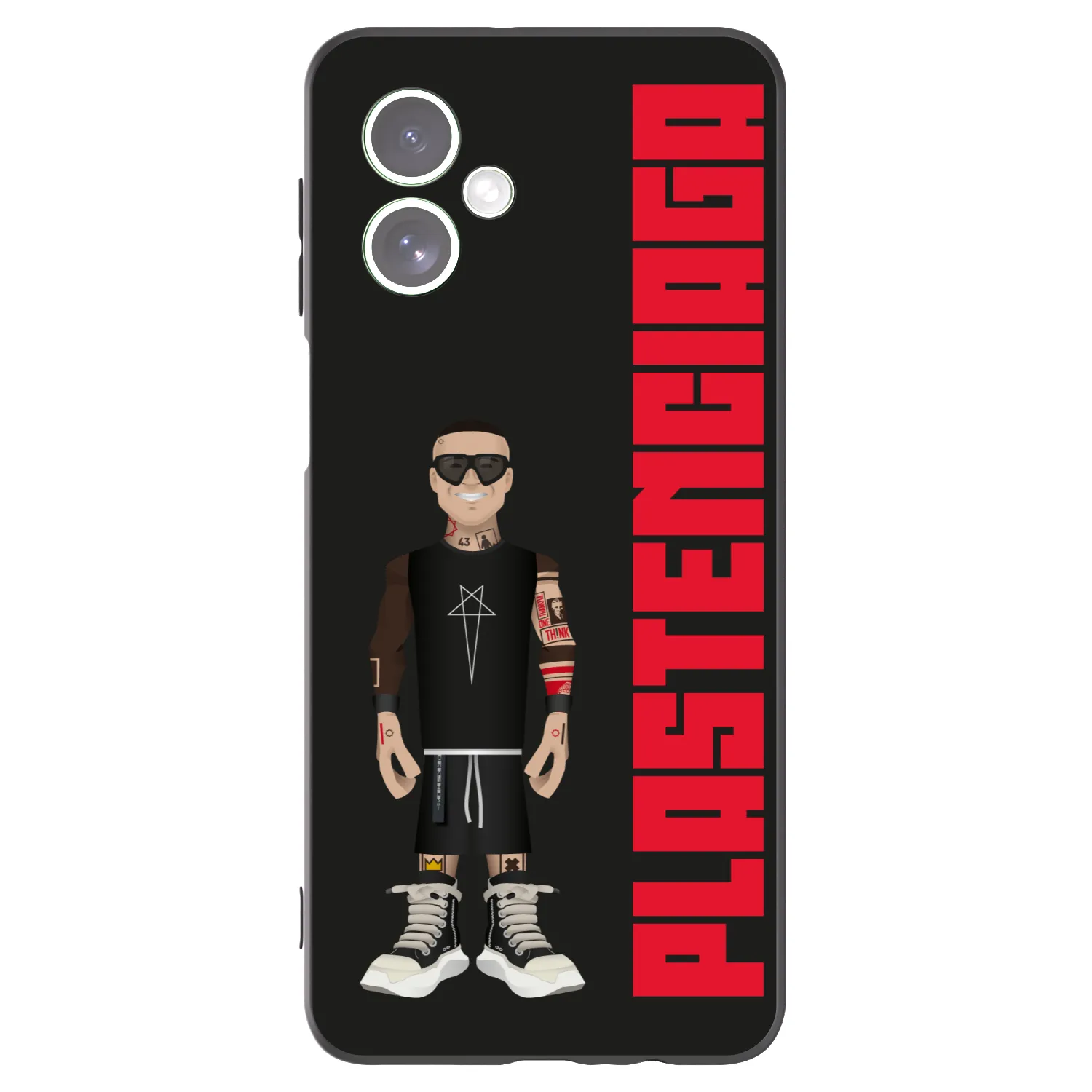 Picasee Motorola Moto G54 5G Hülle - Schwarzes Silikon - Tomáš Rajchl