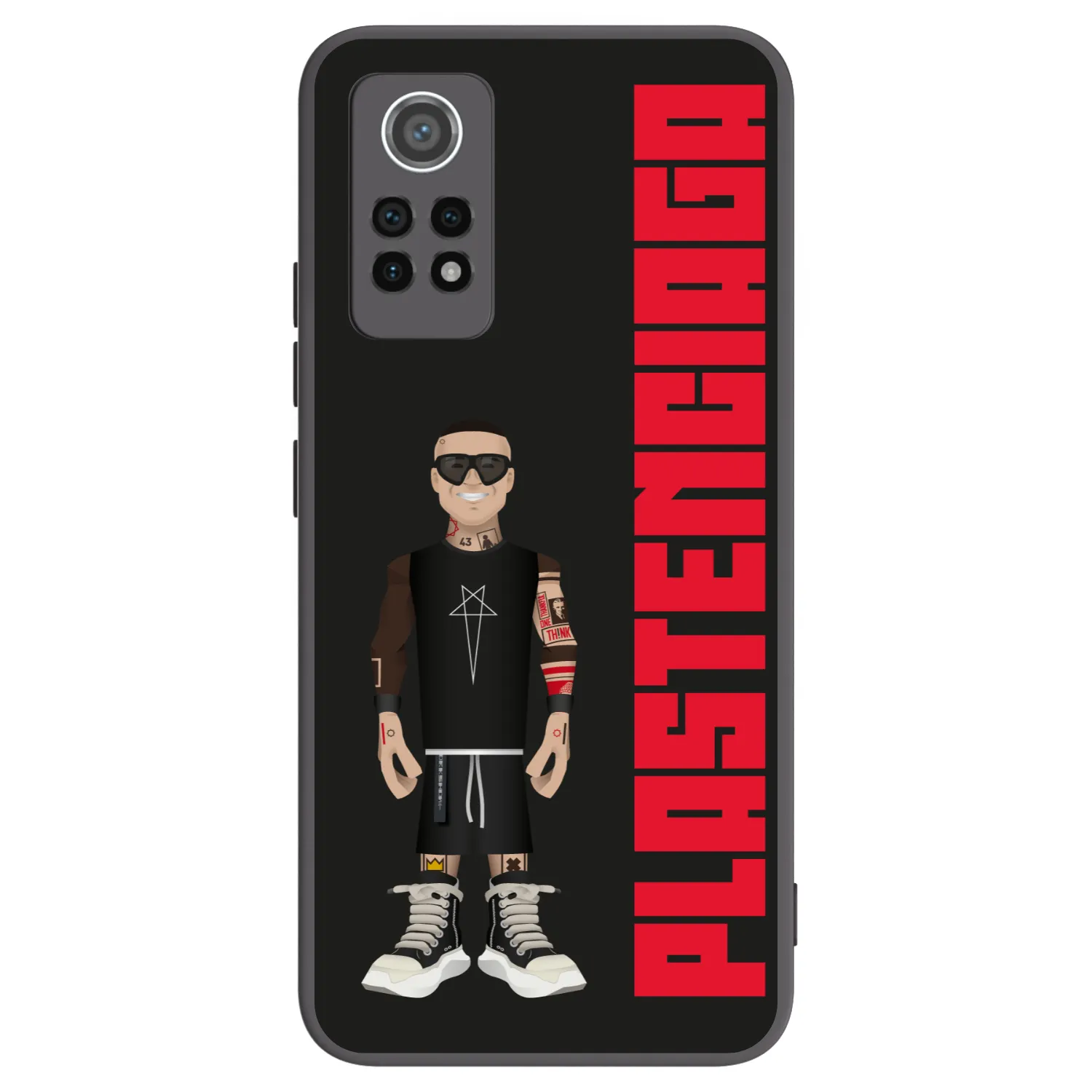 Picasee Xiaomi Redmi Note 12 Pro 4G Hülle - Schwarzes Silikon - Tomáš Rajchl