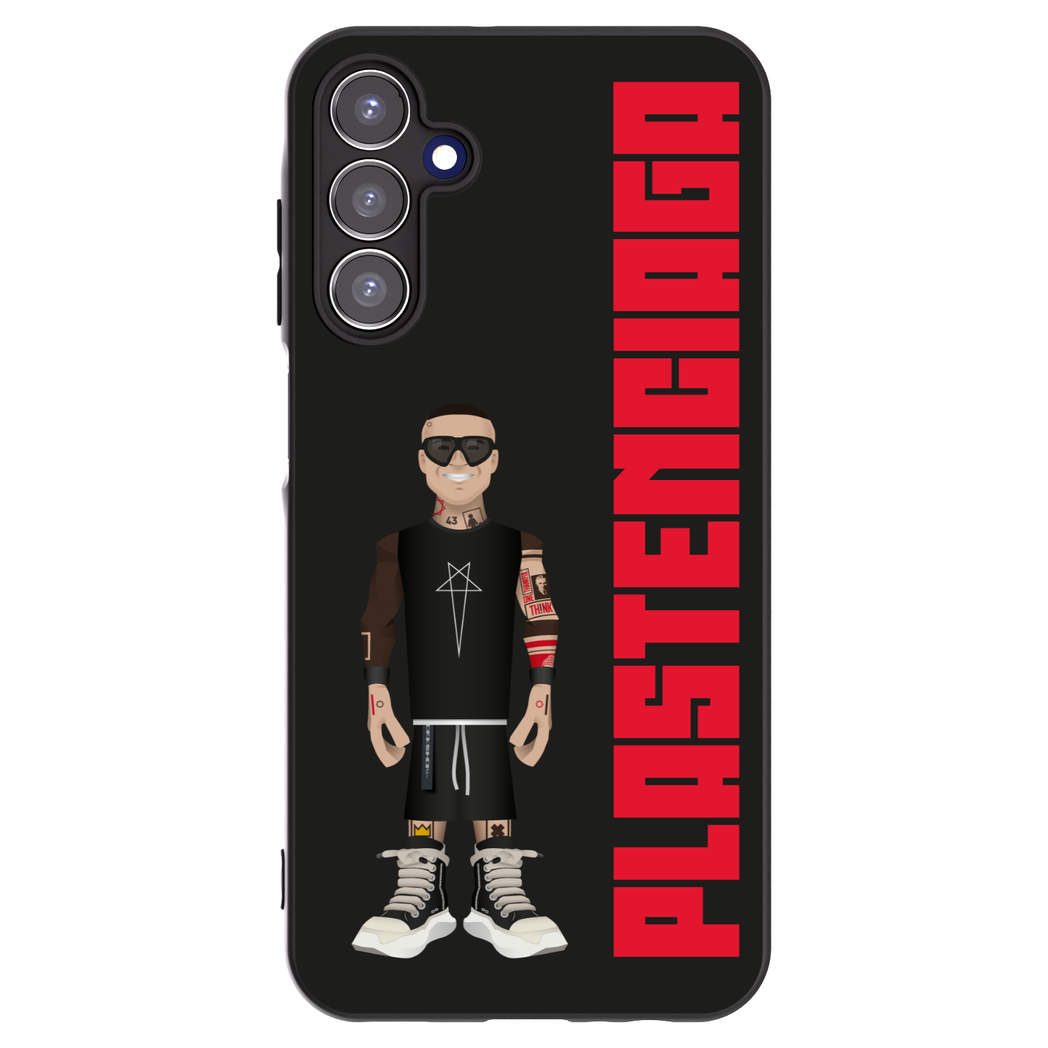 Picasee Samsung Galaxy A15 A156B 5G Hülle - Schwarzes Silikon - Tomáš Rajchl