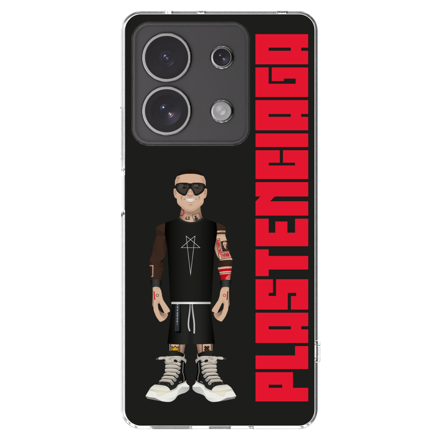 Picasee Xiaomi Redmi Note 13 4G Hülle - Transparentes Silikon - Tomáš Rajchl