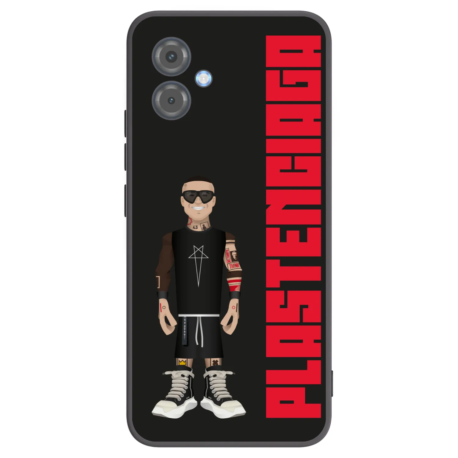 Picasee Motorola Moto G14 Hülle - Schwarzes Silikon - Tomáš Rajchl