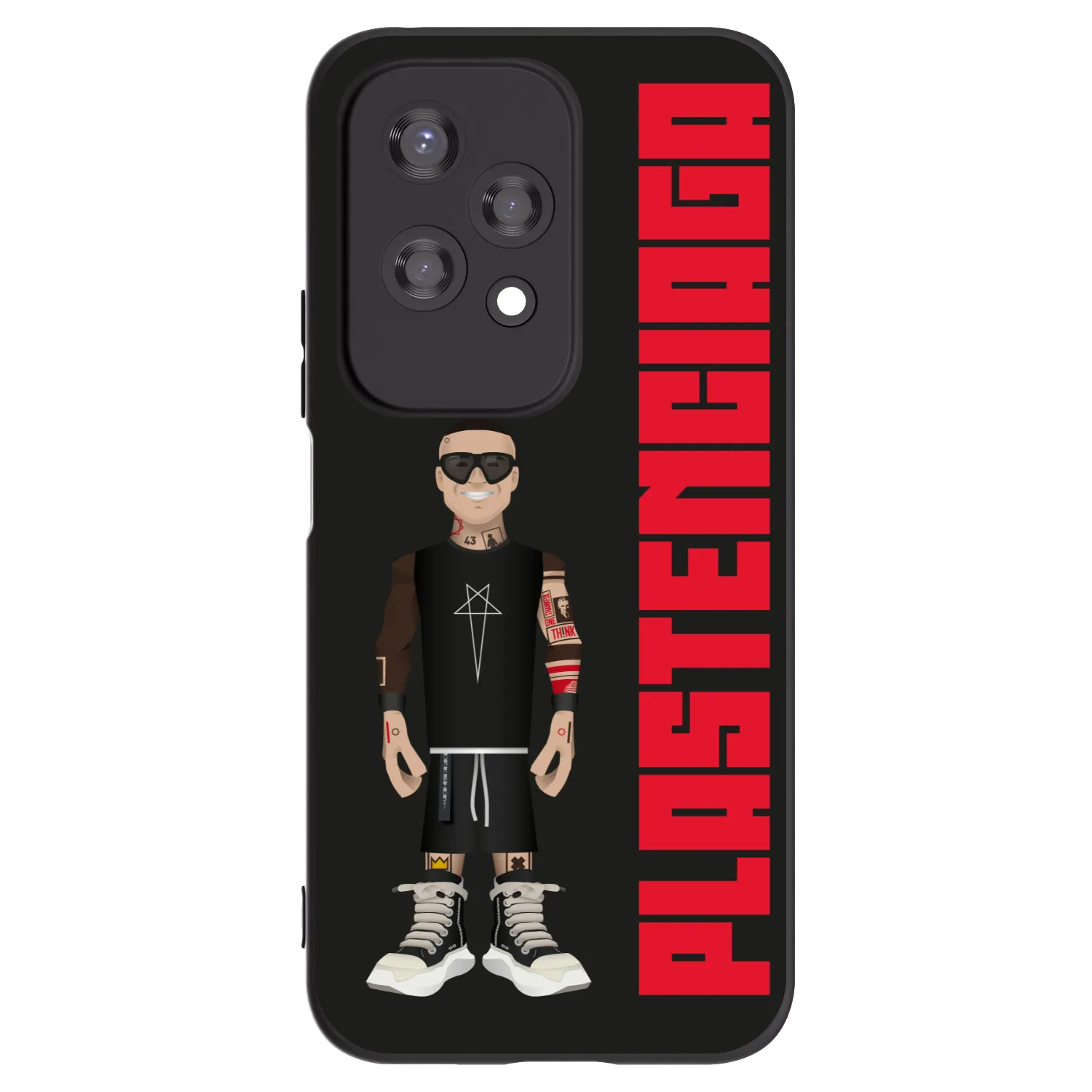 Picasee Honor 200 Lite Hülle - Schwarzes Silikon - Tomáš Rajchl