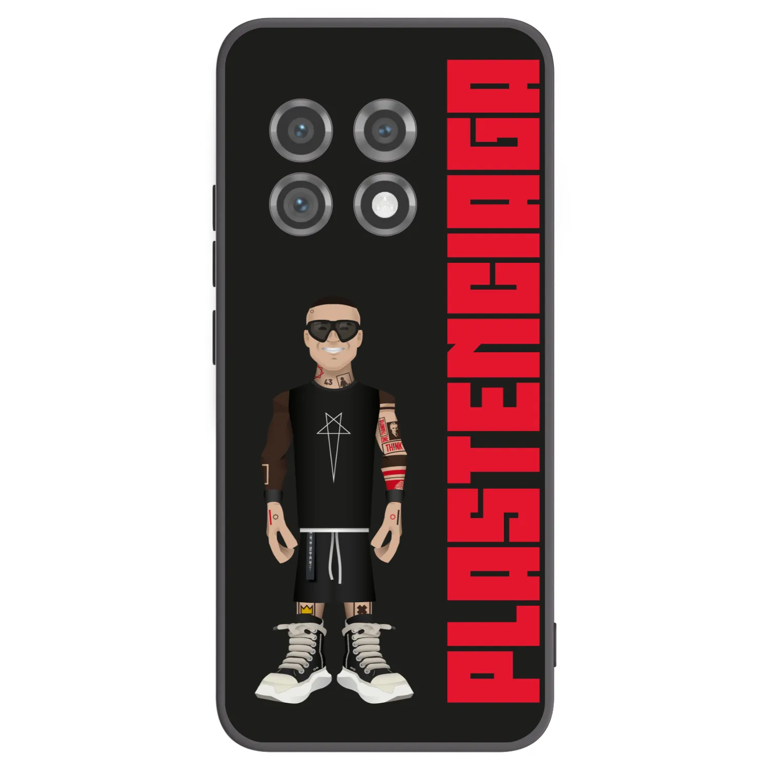 Picasee OnePlus 11 5G Hülle - Schwarzes Silikon - Tomáš Rajchl