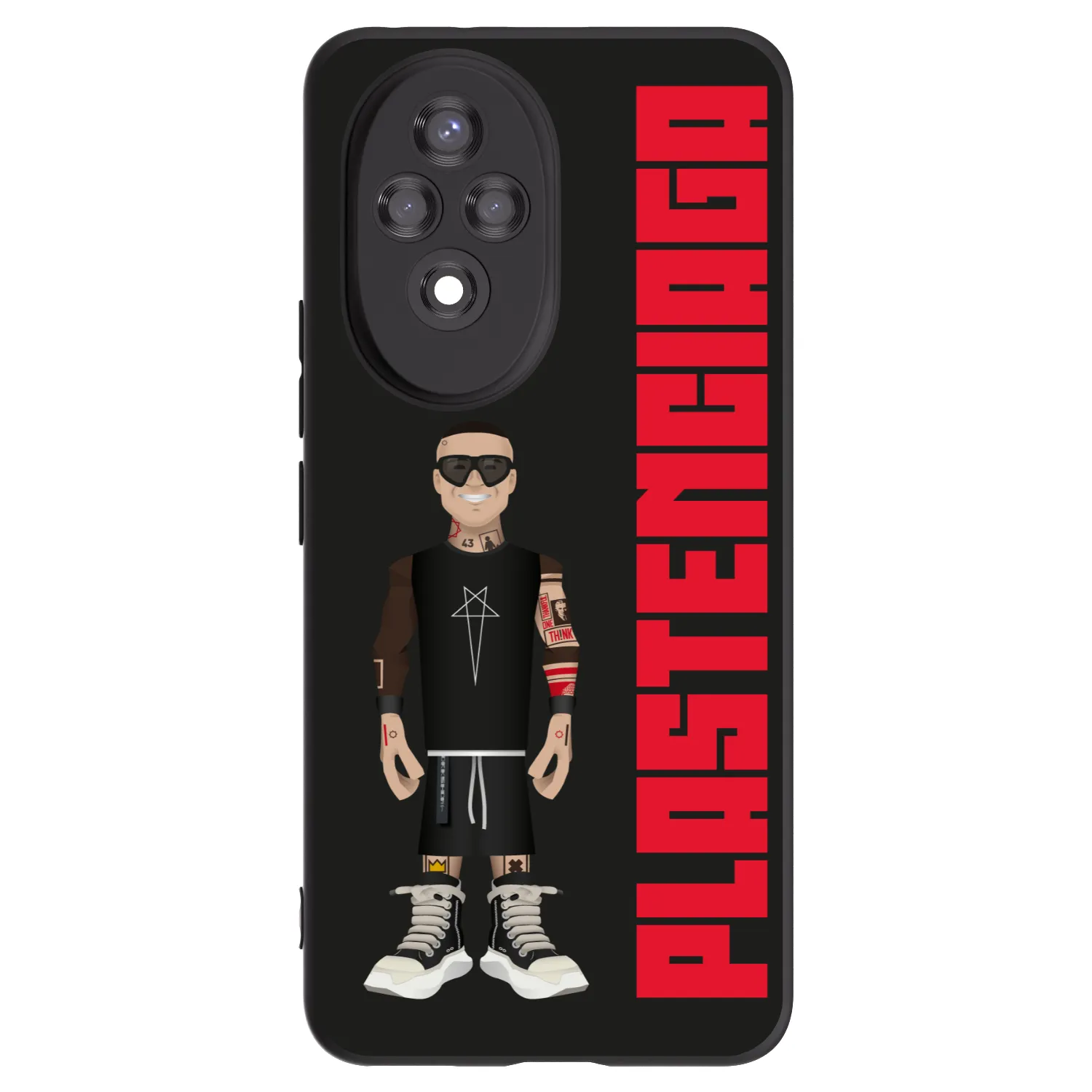 Picasee Honor 200 Pro 5G Hülle - Schwarzes Silikon - Tomáš Rajchl