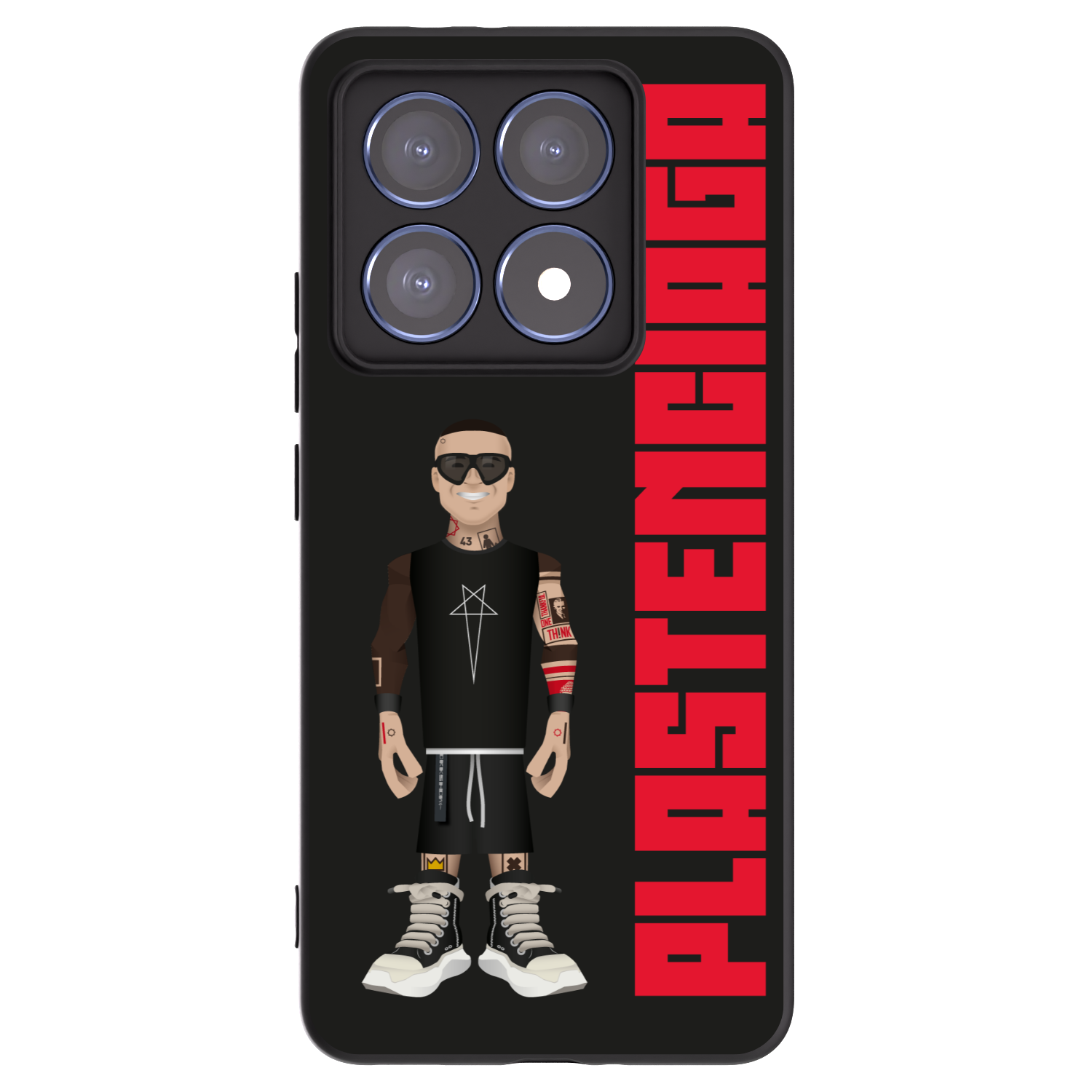 Picasee Xiaomi 14T Pro Hülle - Schwarzes Silikon - Tomáš Rajchl