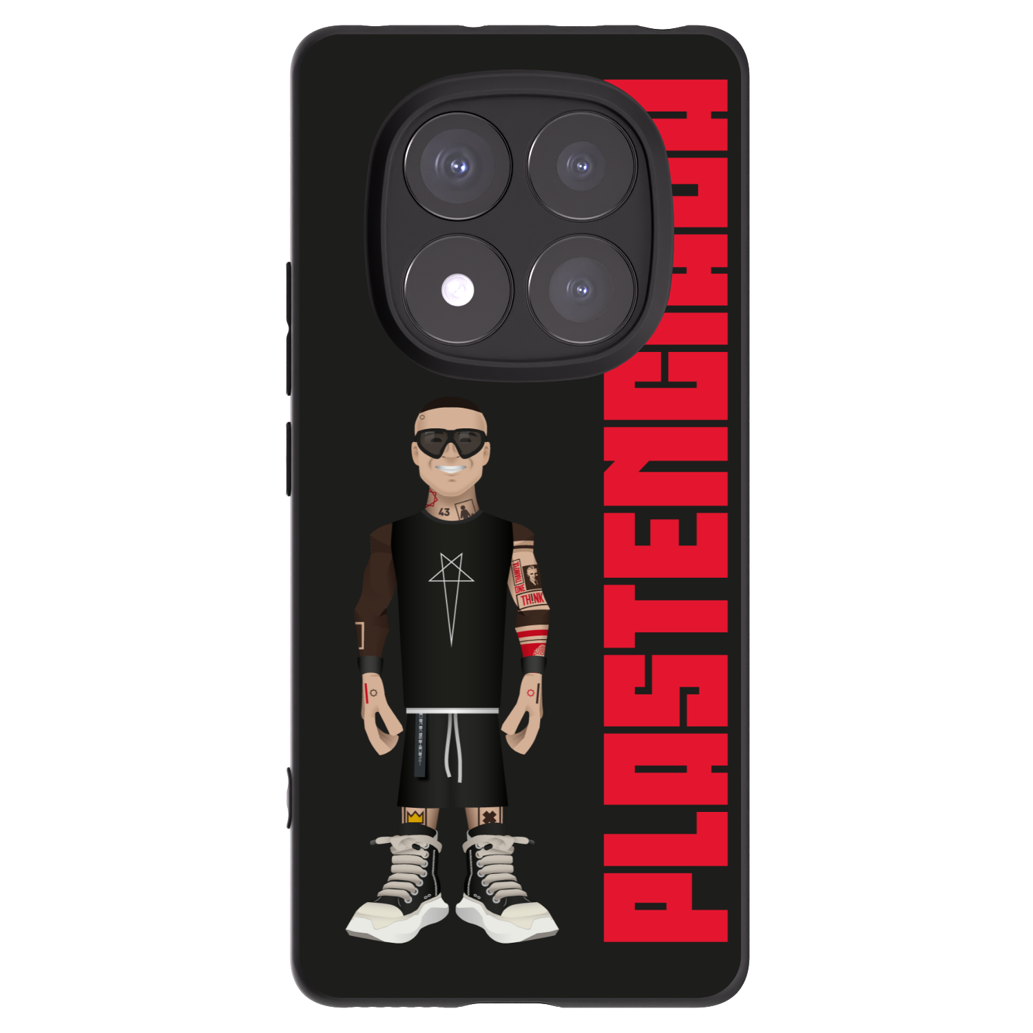 Picasee Xiaomi Redmi Note 14 Pro+ 5G Hülle - Schwarzes Silikon - Tomáš Rajchl