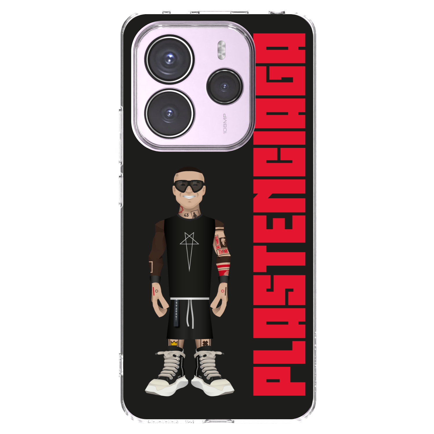 Picasee Xiaomi Redmi Note 14 5G Hülle - Transparentes Silikon - Tomáš Rajchl