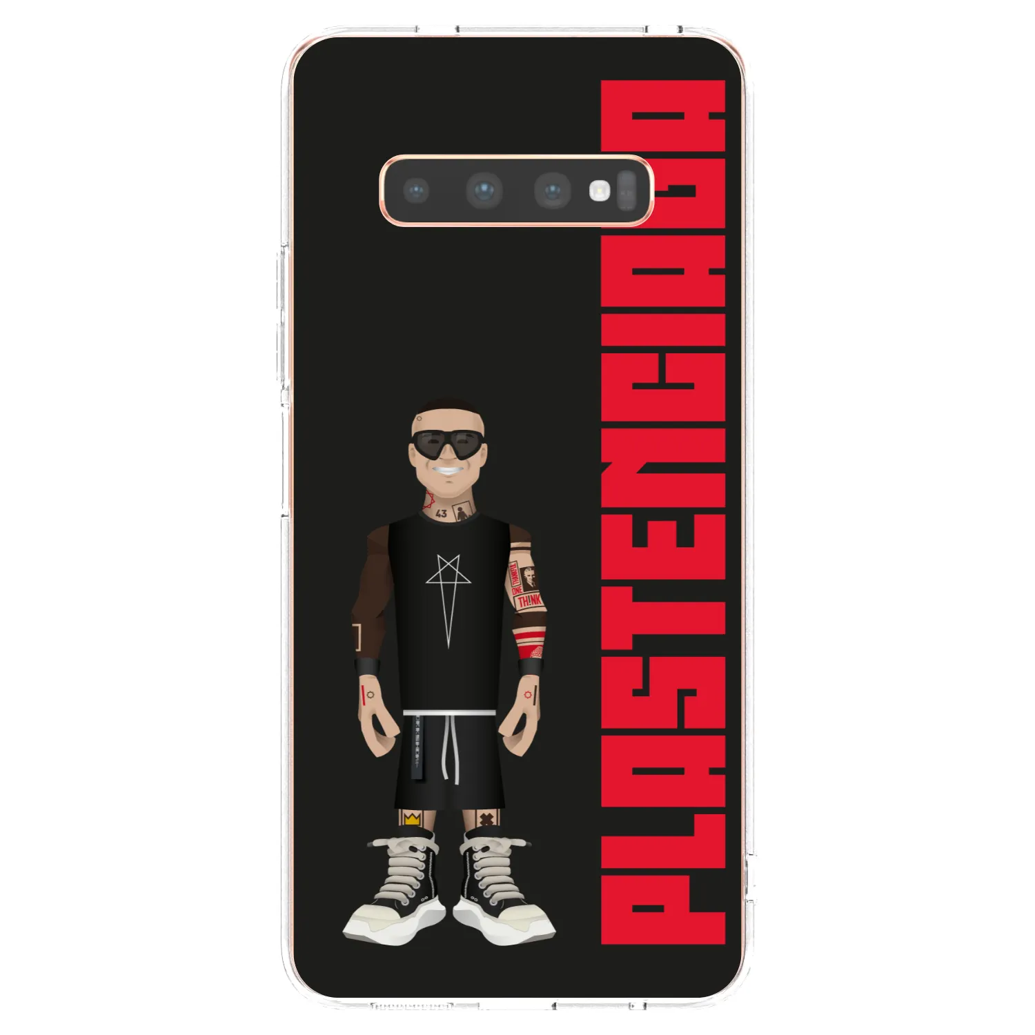 Picasee Samsung Galaxy S10 Plus G975 Hülle - Transparentes Silikon - Tomáš Rajchl