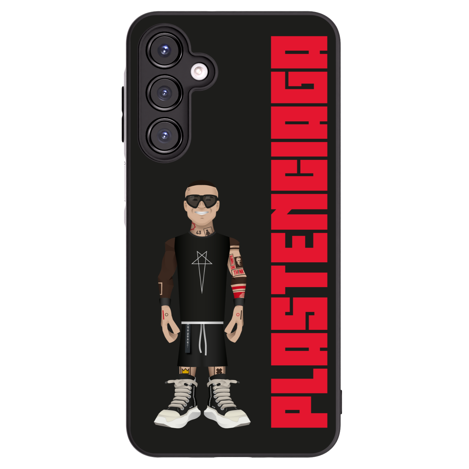 Picasee Samsung Galaxy A16 5G Hülle - Schwarzes Silikon - Tomáš Rajchl