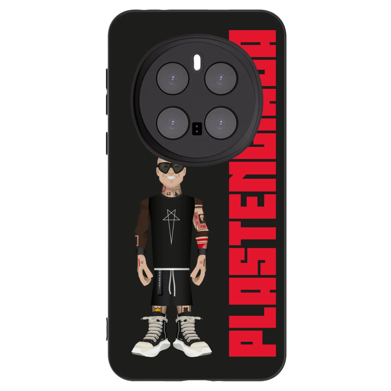 Picasee Honor Magic7 Pro 5G Hülle - Schwarzes Silikon - Tomáš Rajchl