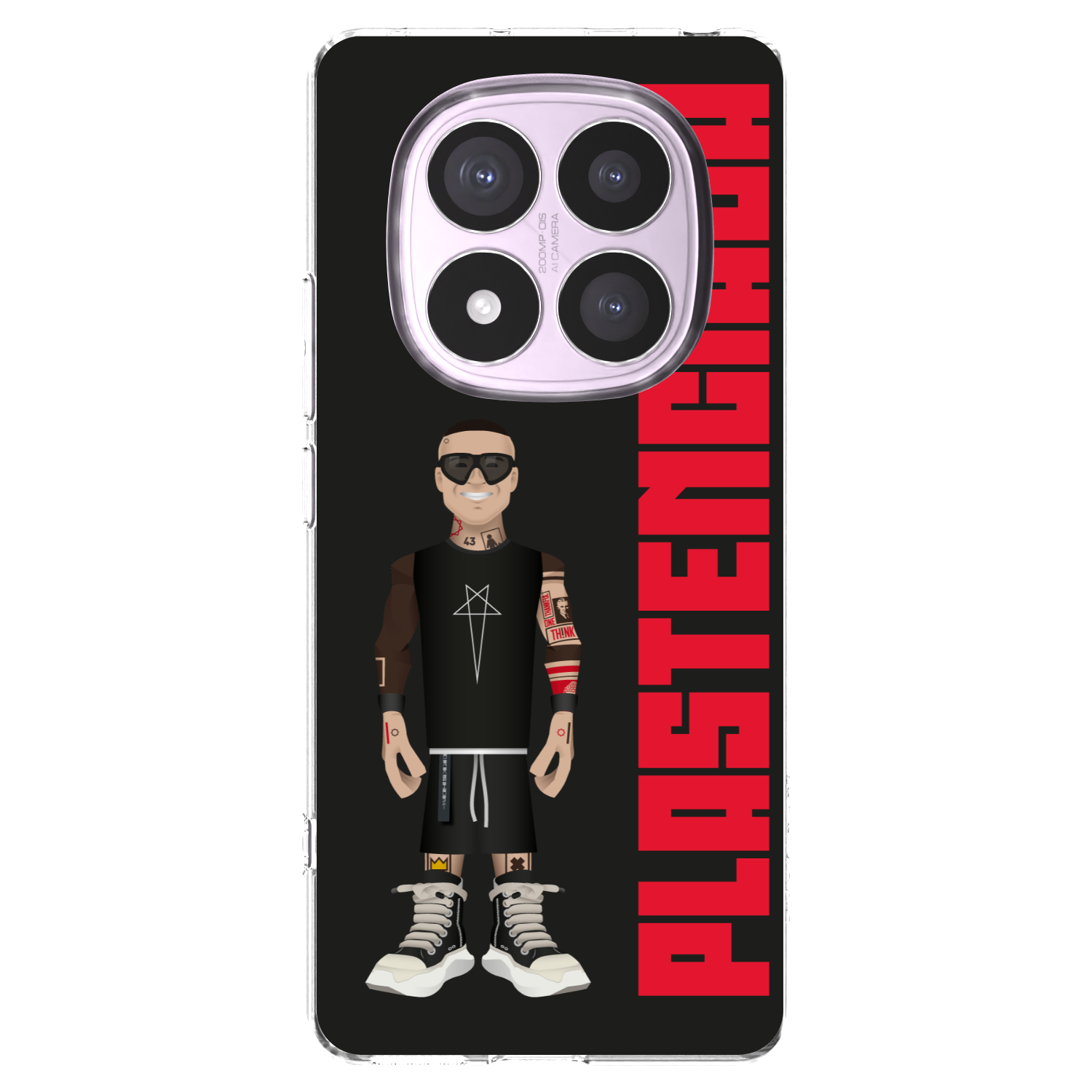 Picasee Xiaomi Redmi Note 14 Pro 4G Hülle - Transparentes Silikon - Tomáš Rajchl