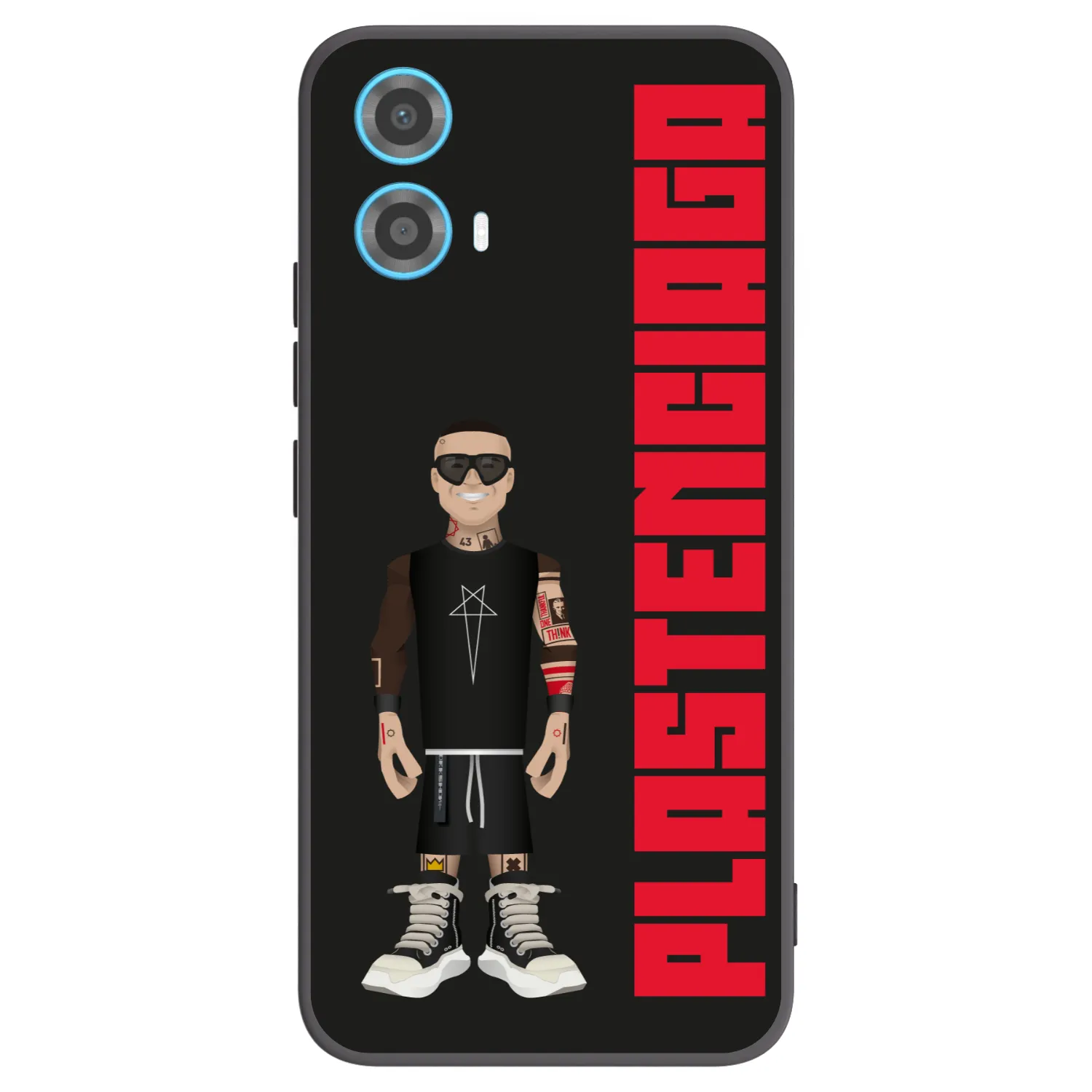 Picasee Motorola Moto G34 5G Hülle - Schwarzes Silikon - Tomáš Rajchl