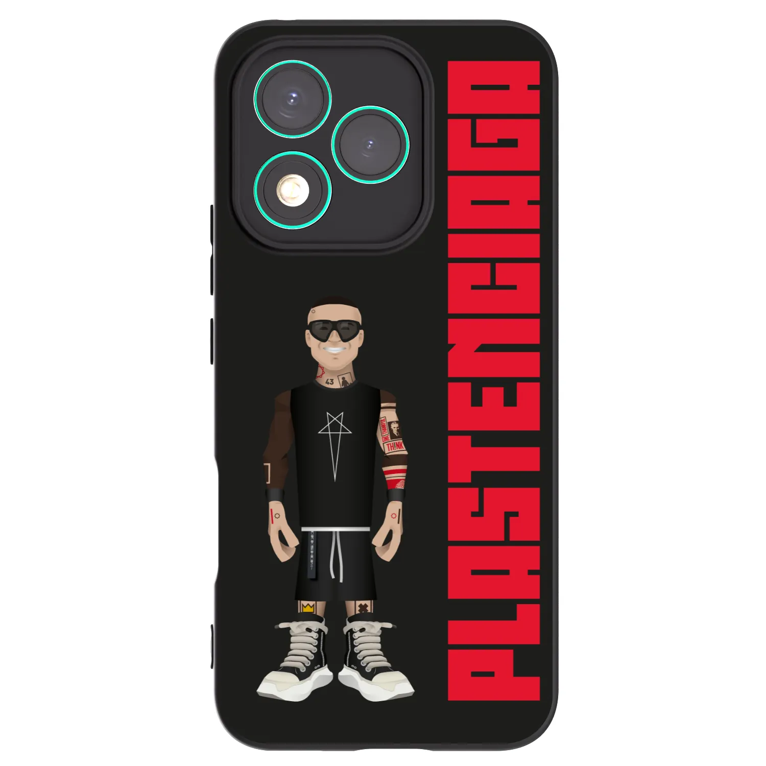 Picasee Honor 400 Lite 5G Hülle - Schwarzes Silikon - Tomáš Rajchl