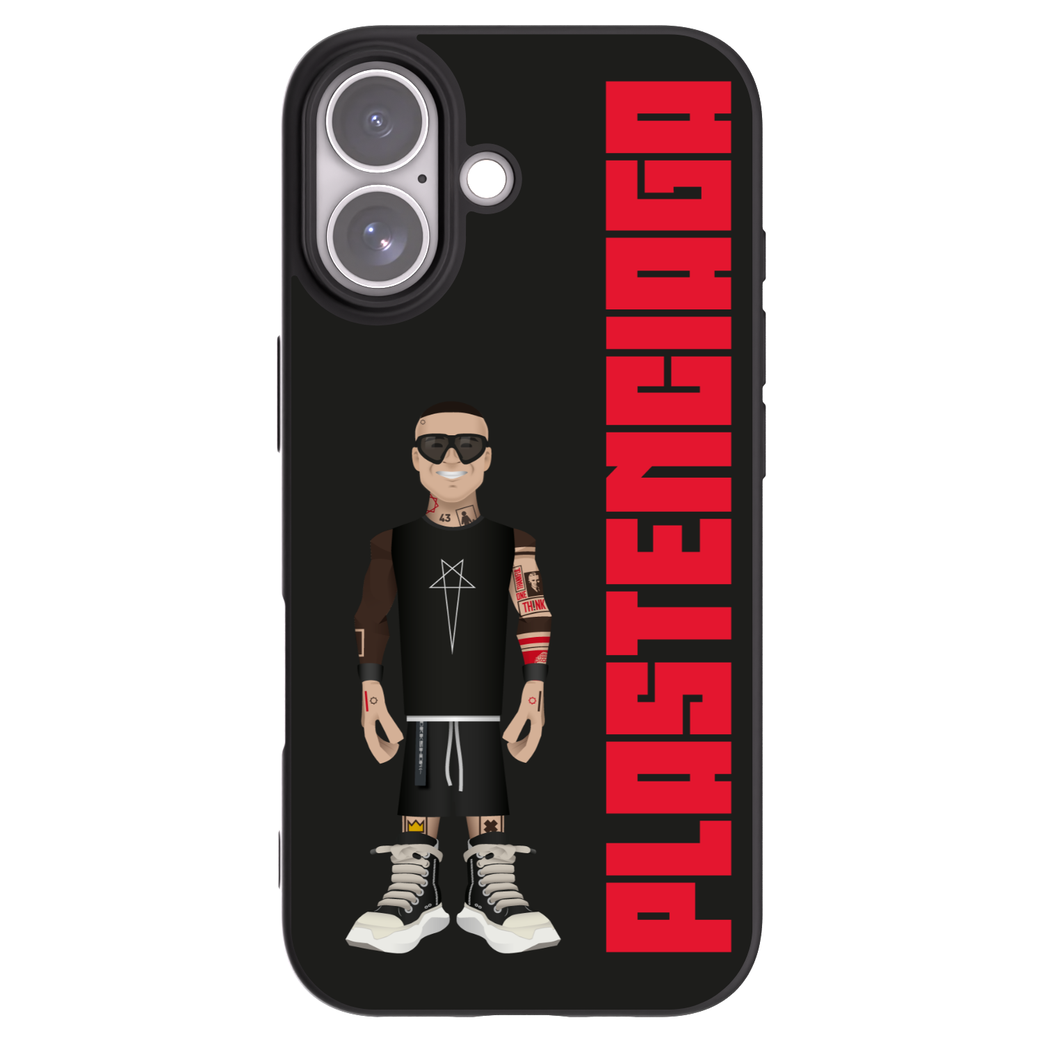 Picasee Apple iPhone 17 Hülle - Schwarzes Silikon - Tomáš Rajchl