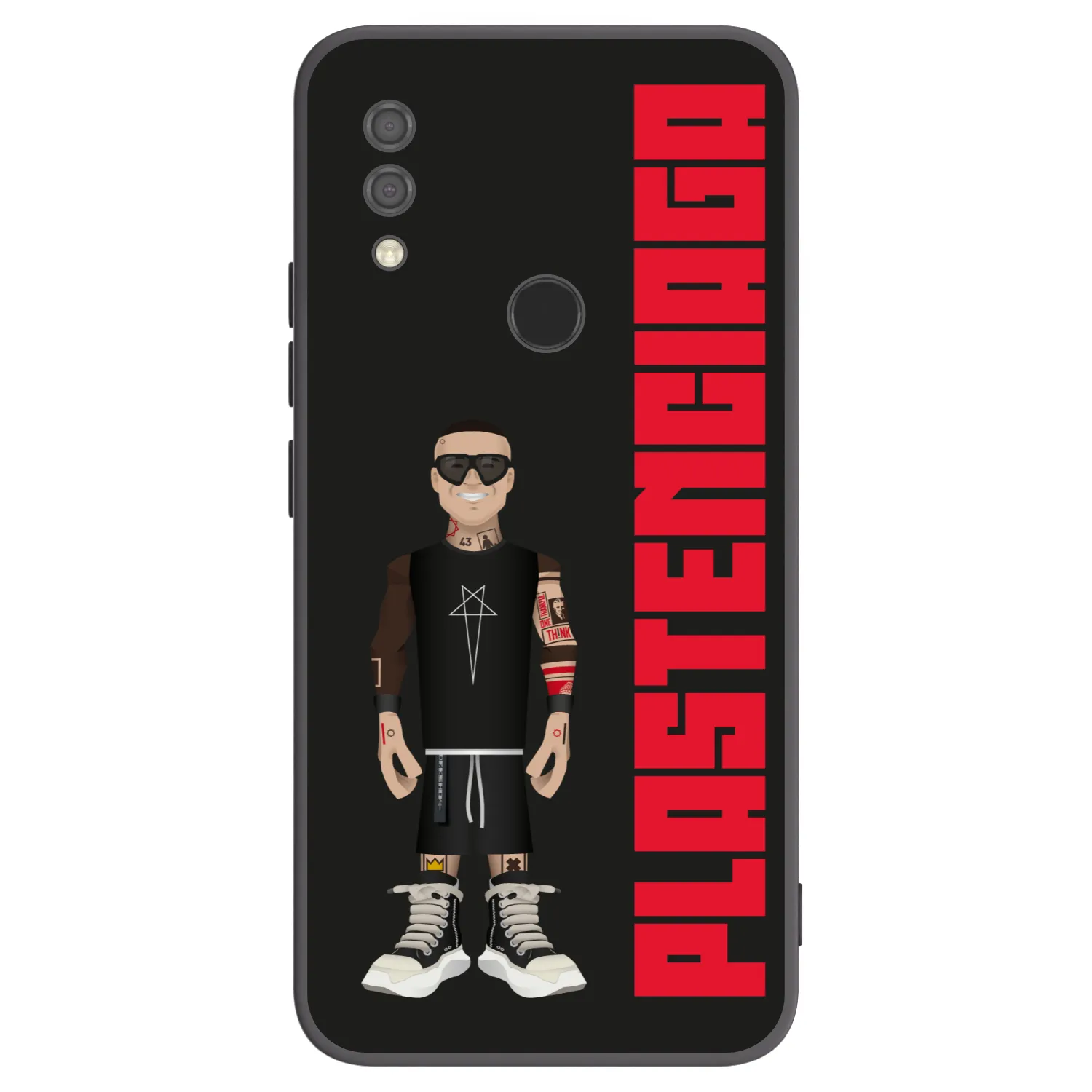 Picasee Xiaomi Redmi 7 Hülle - Schwarzes Silikon - Tomáš Rajchl