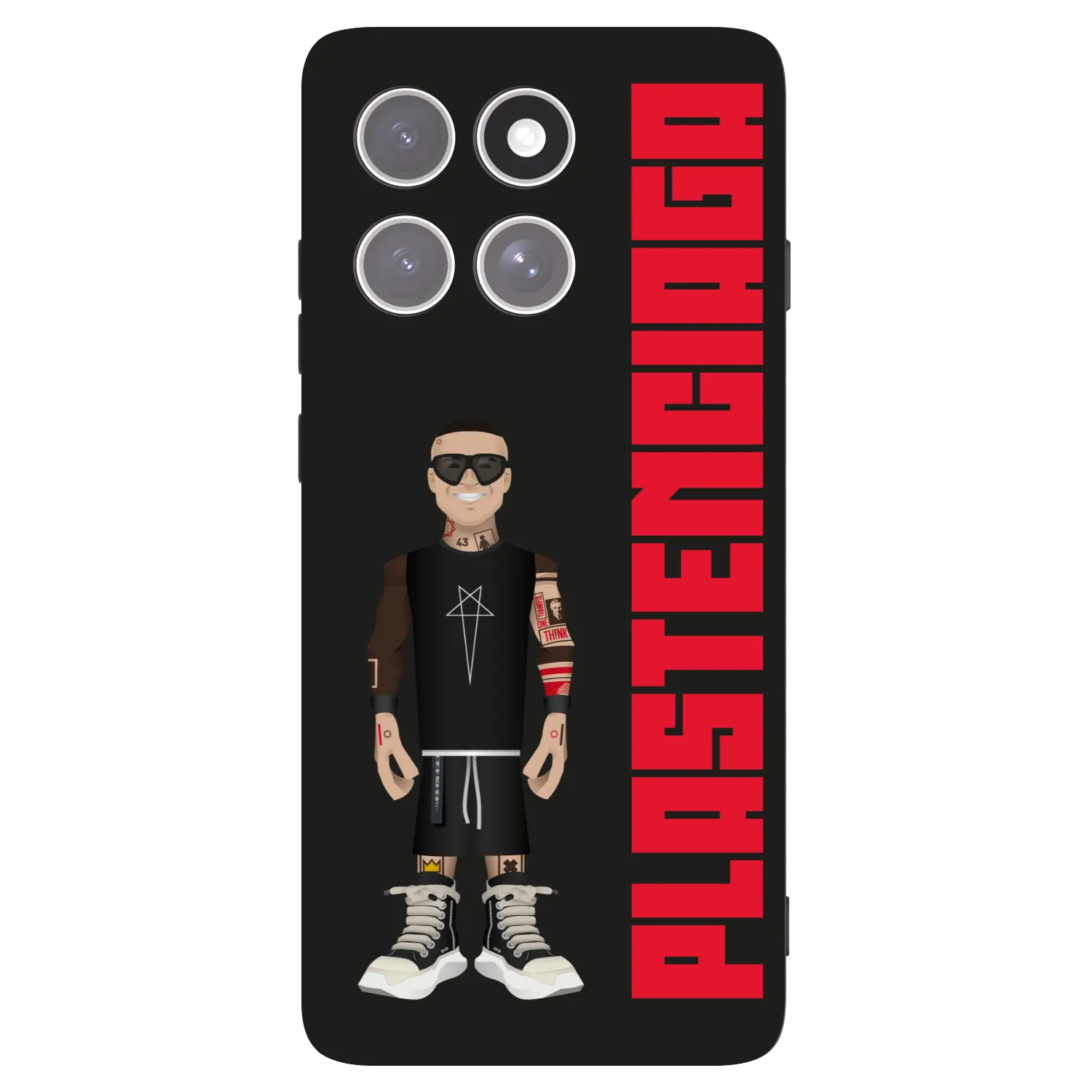 Picasee Motorola Edge 60 Pro Hülle - Schwarzes Silikon - Tomáš Rajchl