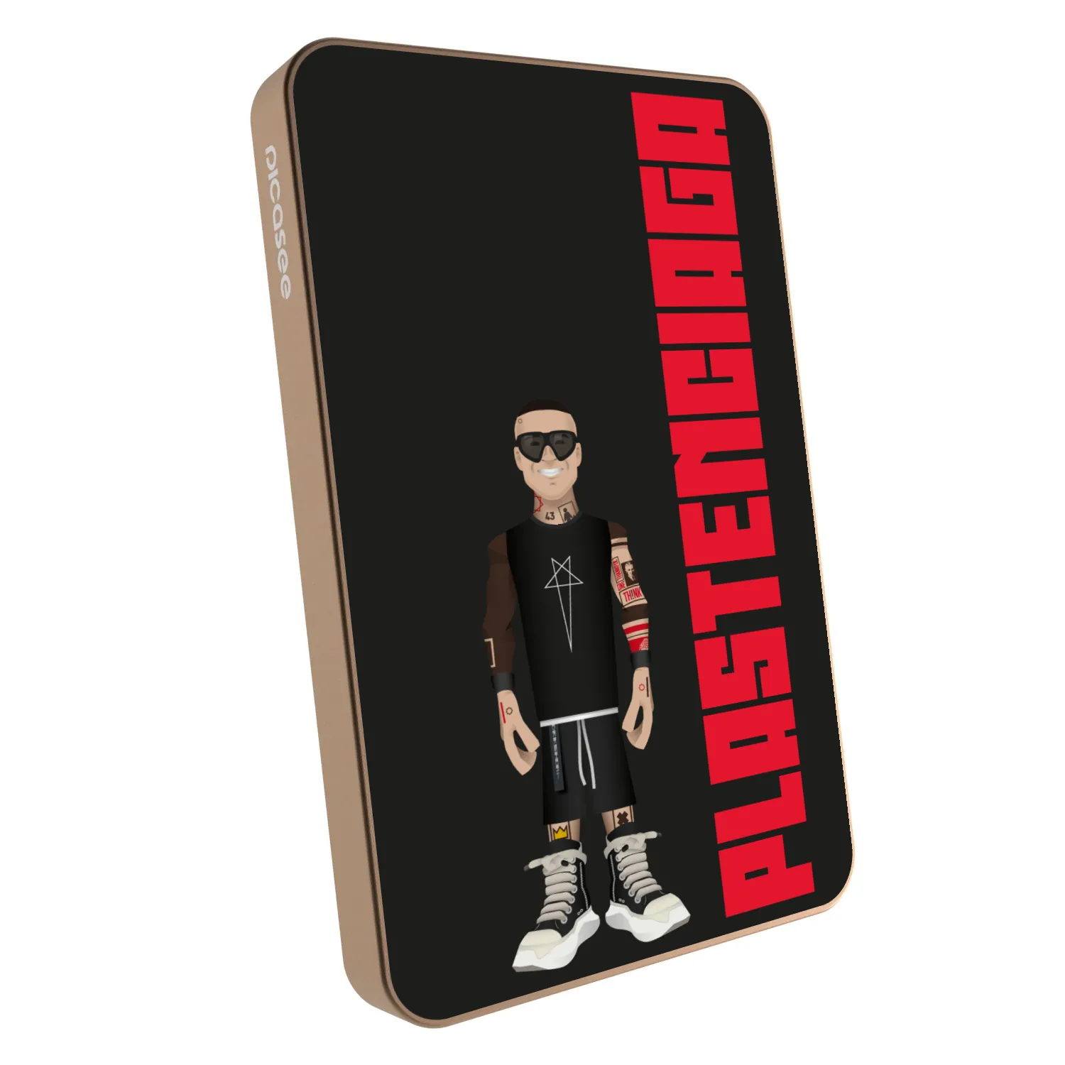 Picasee Powerbank mit MagSafe 5 000 mAh Golden - Tomáš Rajchl