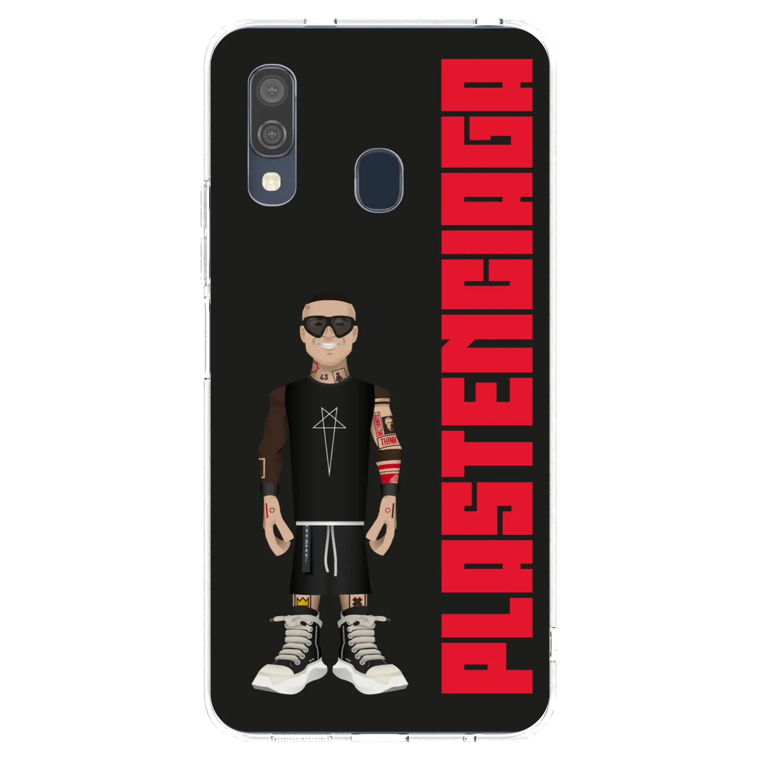 Picasee Samsung Galaxy A40 A405F Hülle - Transparentes Silikon - Tomáš Rajchl