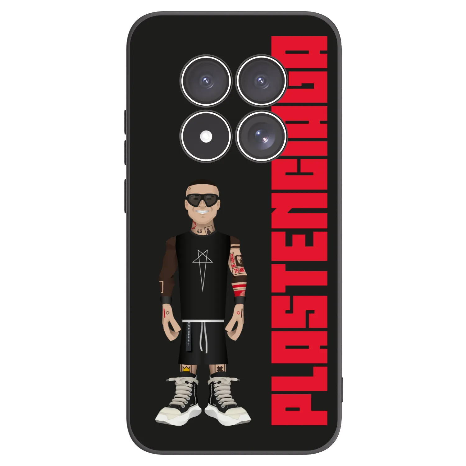 Picasee Xiaomi Redmi Note 15 Pro 4G Hülle - Schwarzes Silikon - Tomáš Rajchl