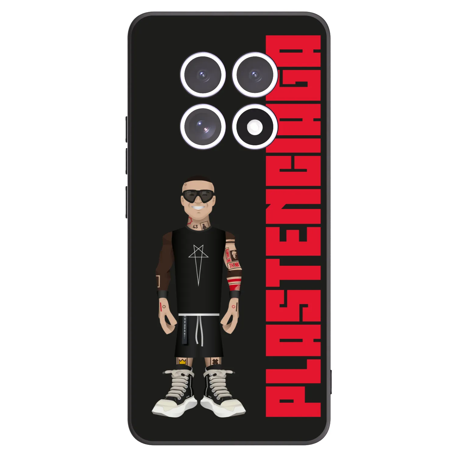 Picasee Xiaomi Redmi Note 15 Hülle - Schwarzes Silikon - Tomáš Rajchl