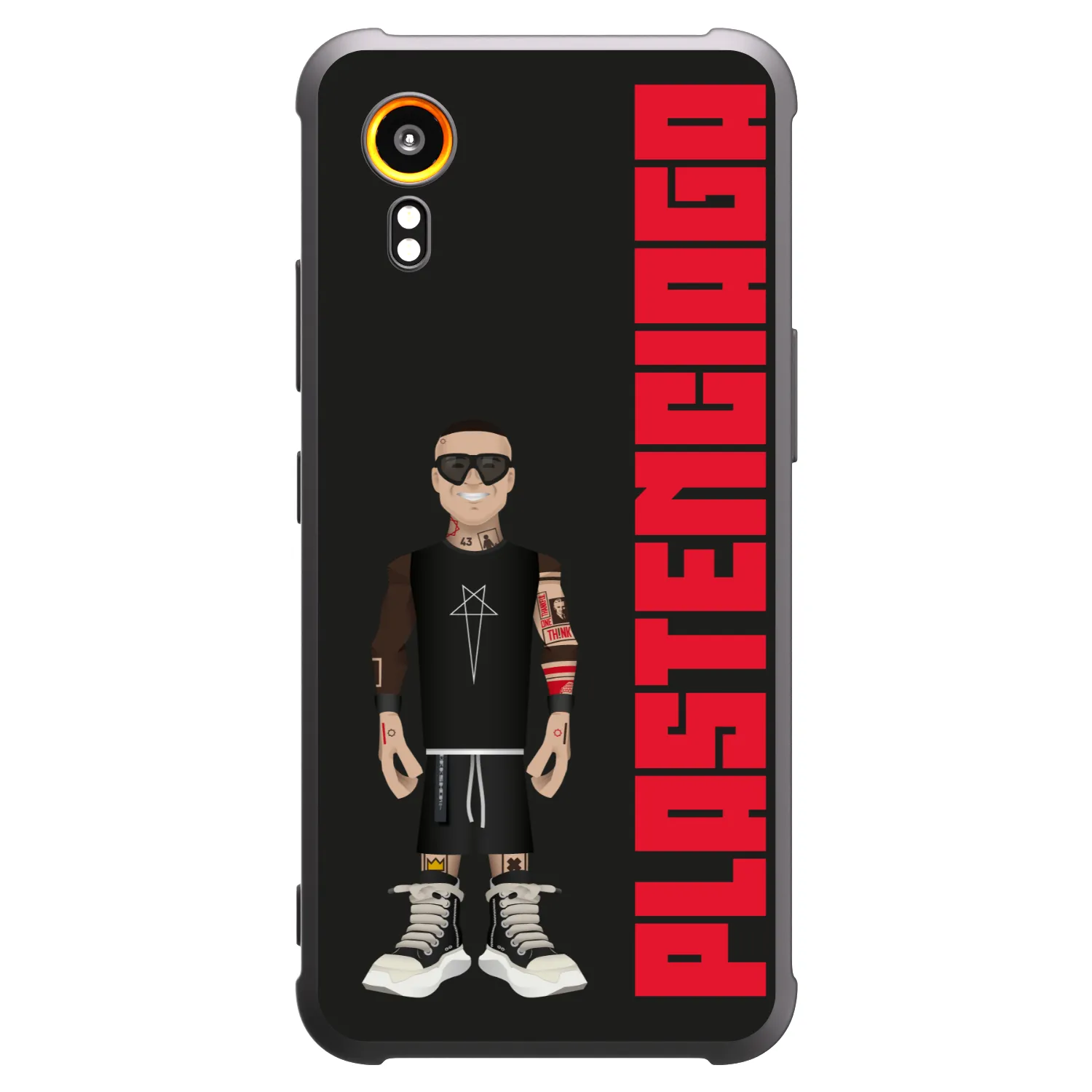 Picasee Samsung Galaxy Xcover 7 Hülle - Schwarzes Silikon - Tomáš Rajchl