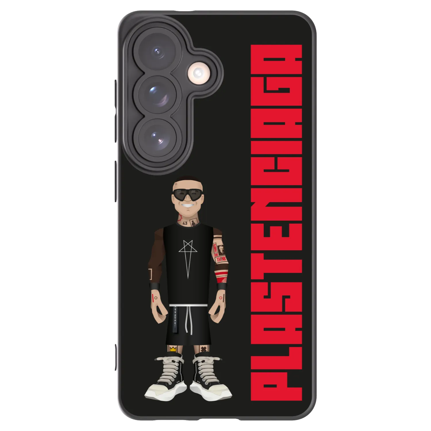 Picasee Samsung Galaxy S26 Hülle - Schwarzes Silikon - Tomáš Rajchl